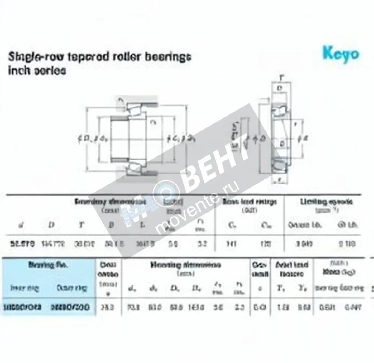 JTEKT HM807049-HM807010-JTEKT - Image 1