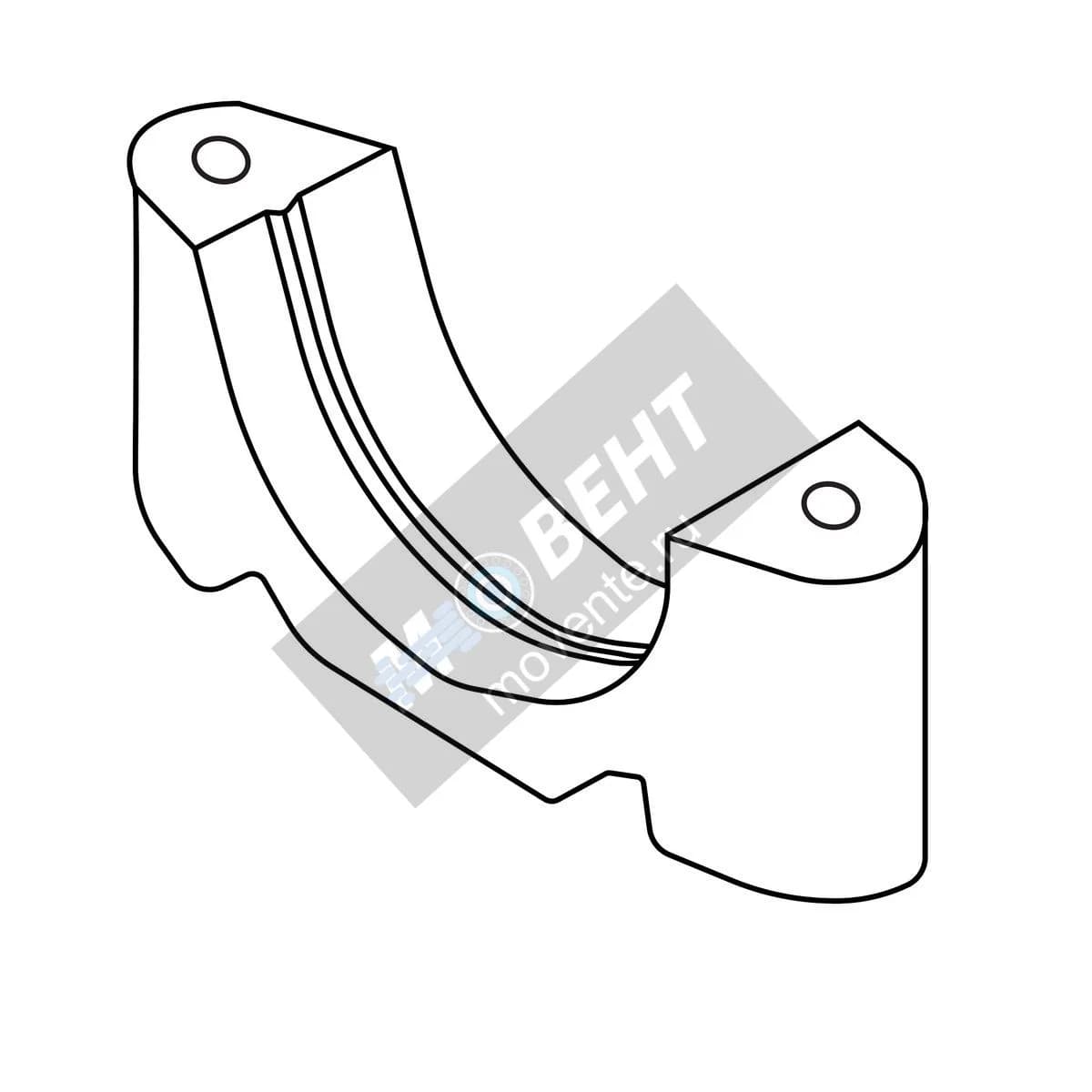 AN281188: Центральный подшипник коромыслового вала