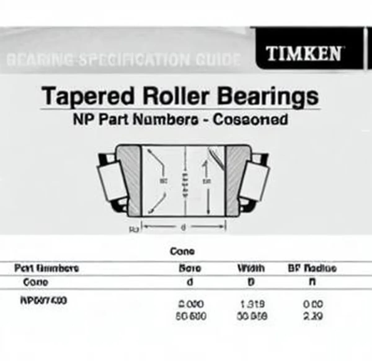 TIMKEN NP007430-TIMKEN - Image 1