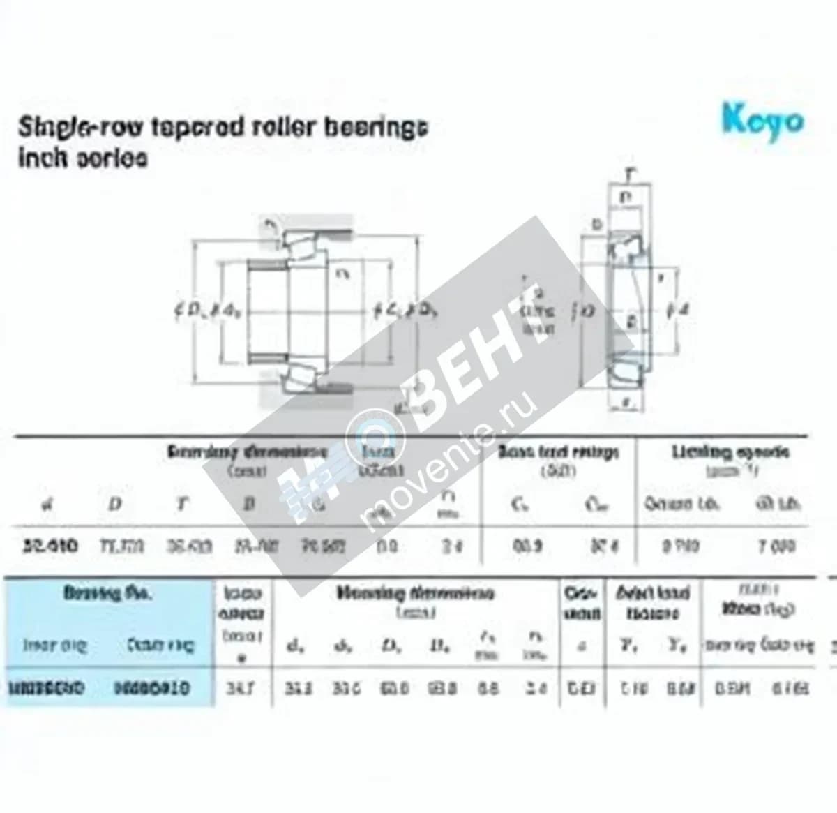 JTEKT HM88630-HM88610-JTEKT - Image 1