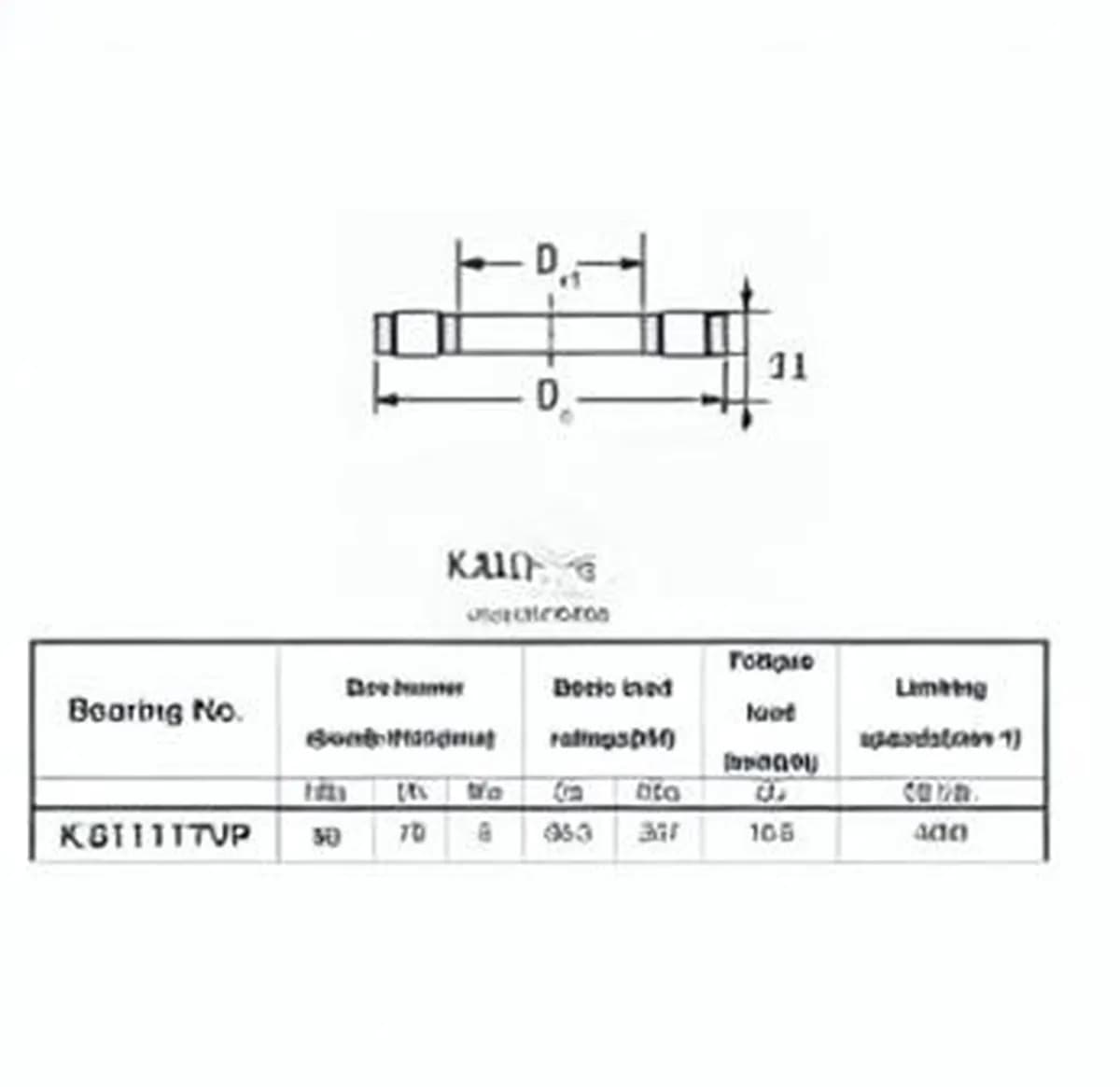 JTEKT K.81111TVP-JTEKT - Image 1