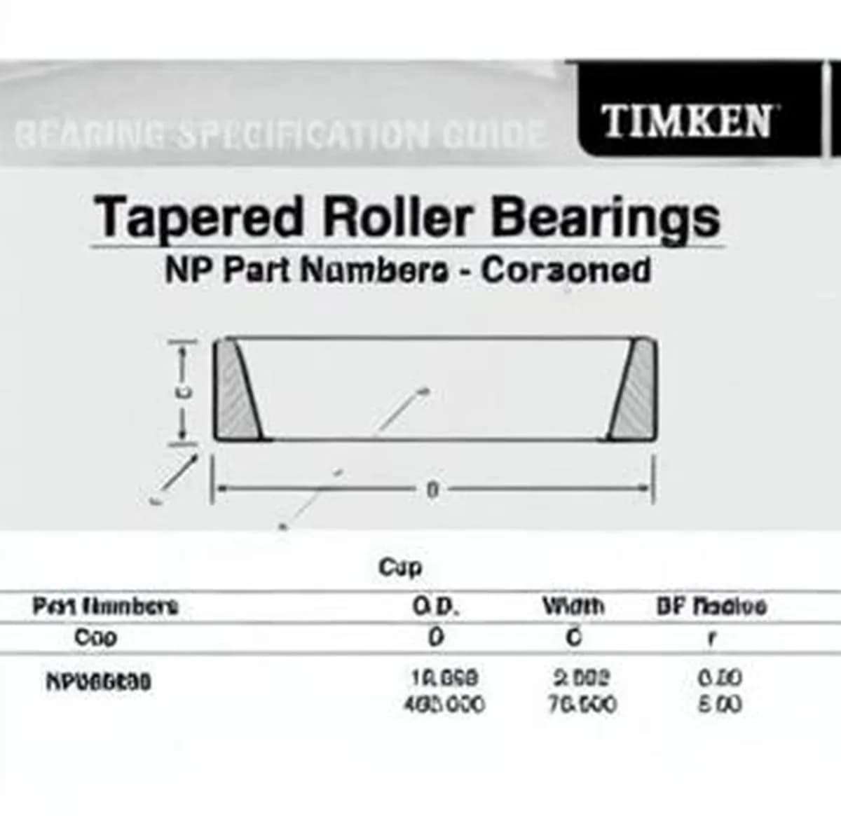 TIMKEN NP688898-TIMKEN - Image 1