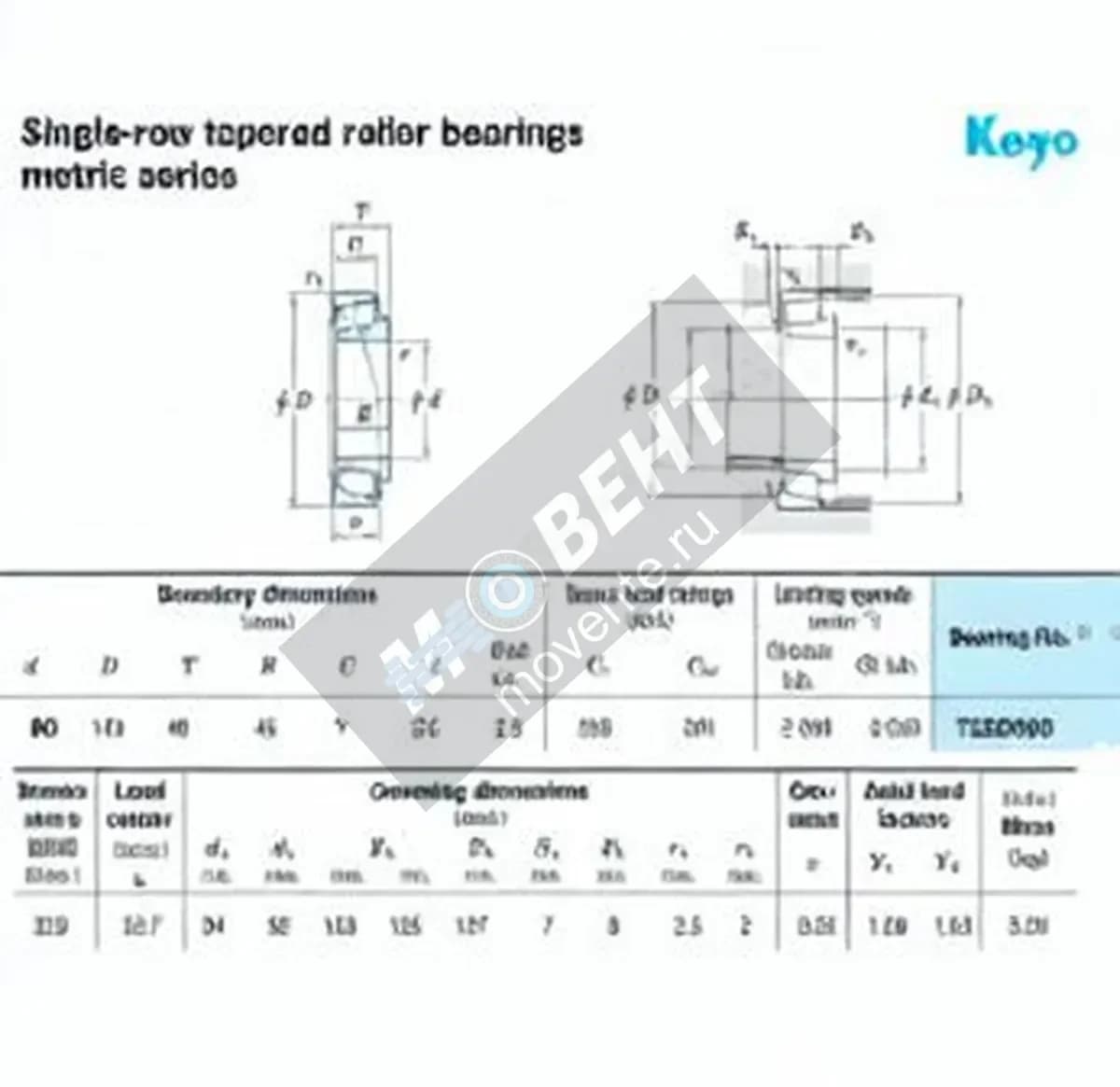 JTEKT T2ED080-JTEKT - Image 1