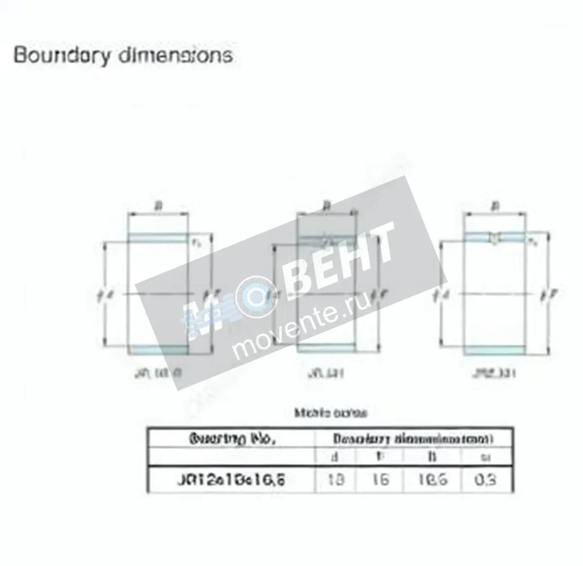 JTEKT JR12X15X16.50-JTEKT - Image 1