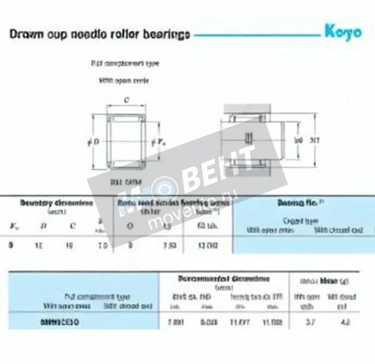 JTEKT BM081210-JTEKT - Image 1