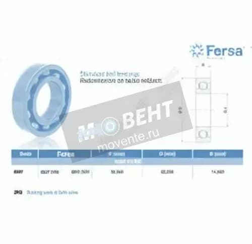 ASFERSA 6007-2RS-ASFERSA - Image 1