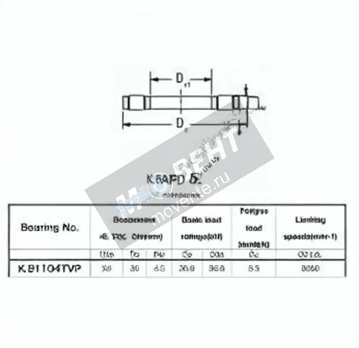 JTEKT K81104TVP-JTEKT - Image 1