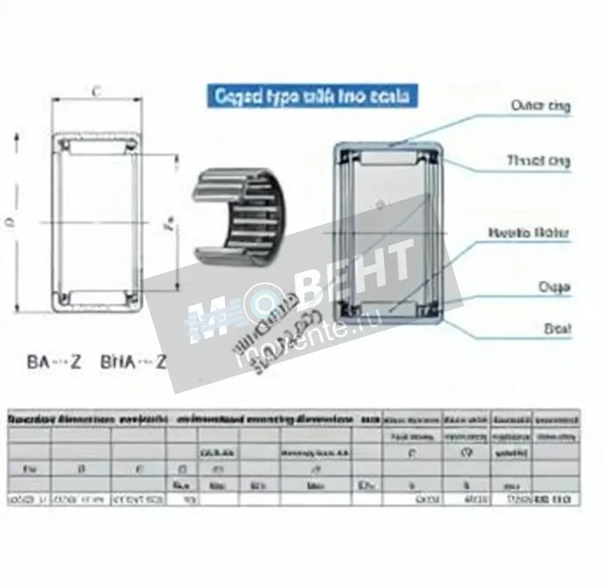 IKO BA1620-Z-IKO - Image 1