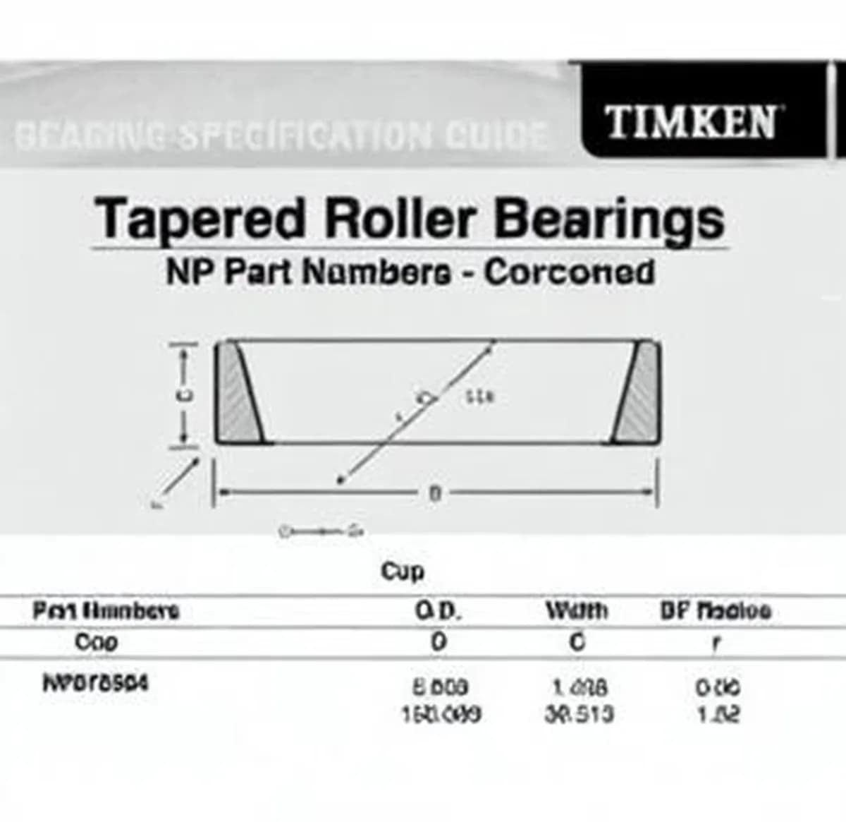 TIMKEN NP876594-TIMKEN - Image 1