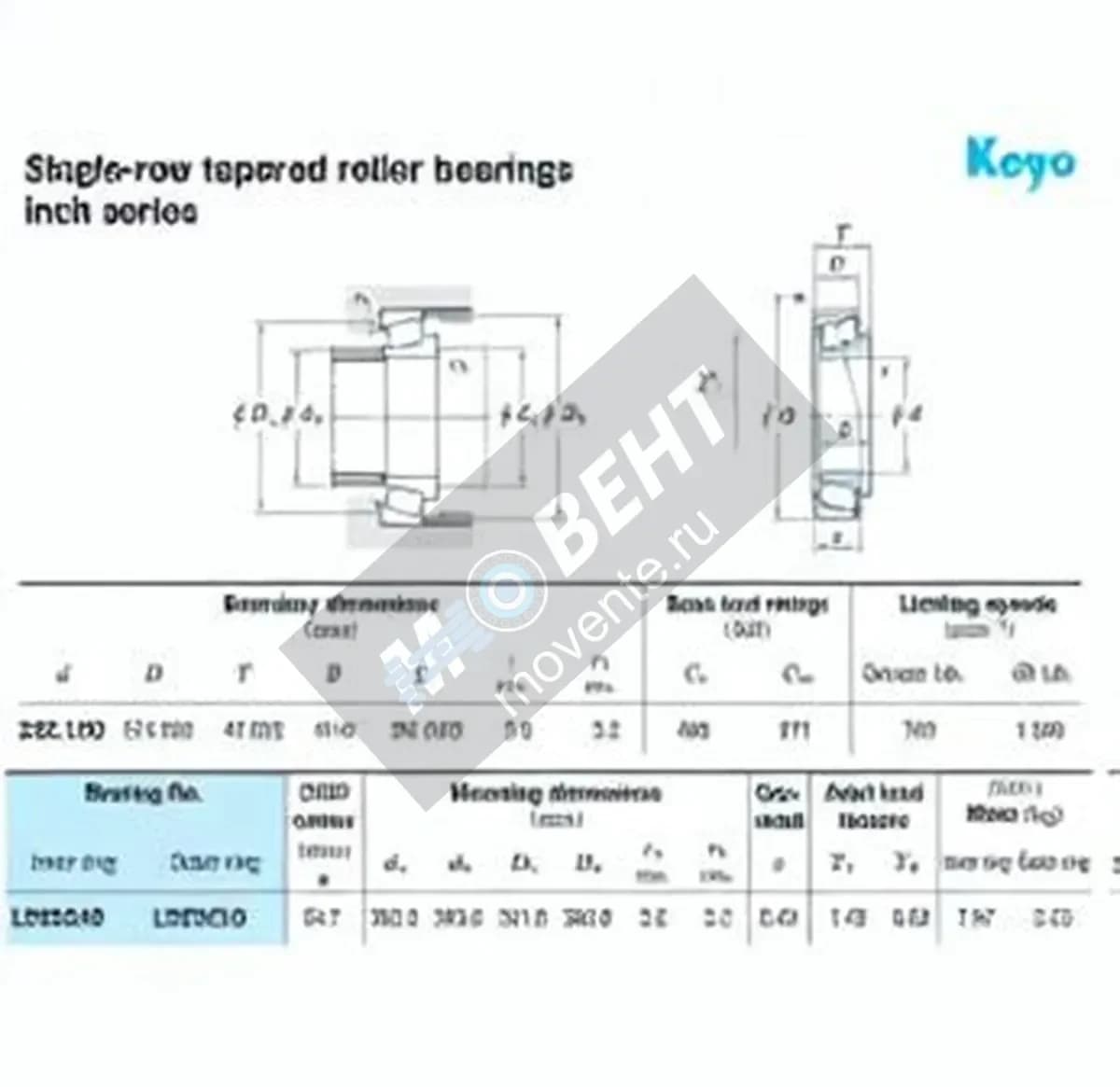 JTEKT L555249-L555210-JTEKT - Image 1