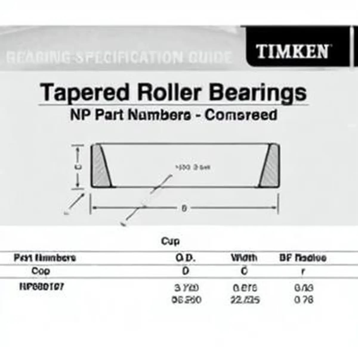 TIMKEN NP698197-TIMKEN - Image 1