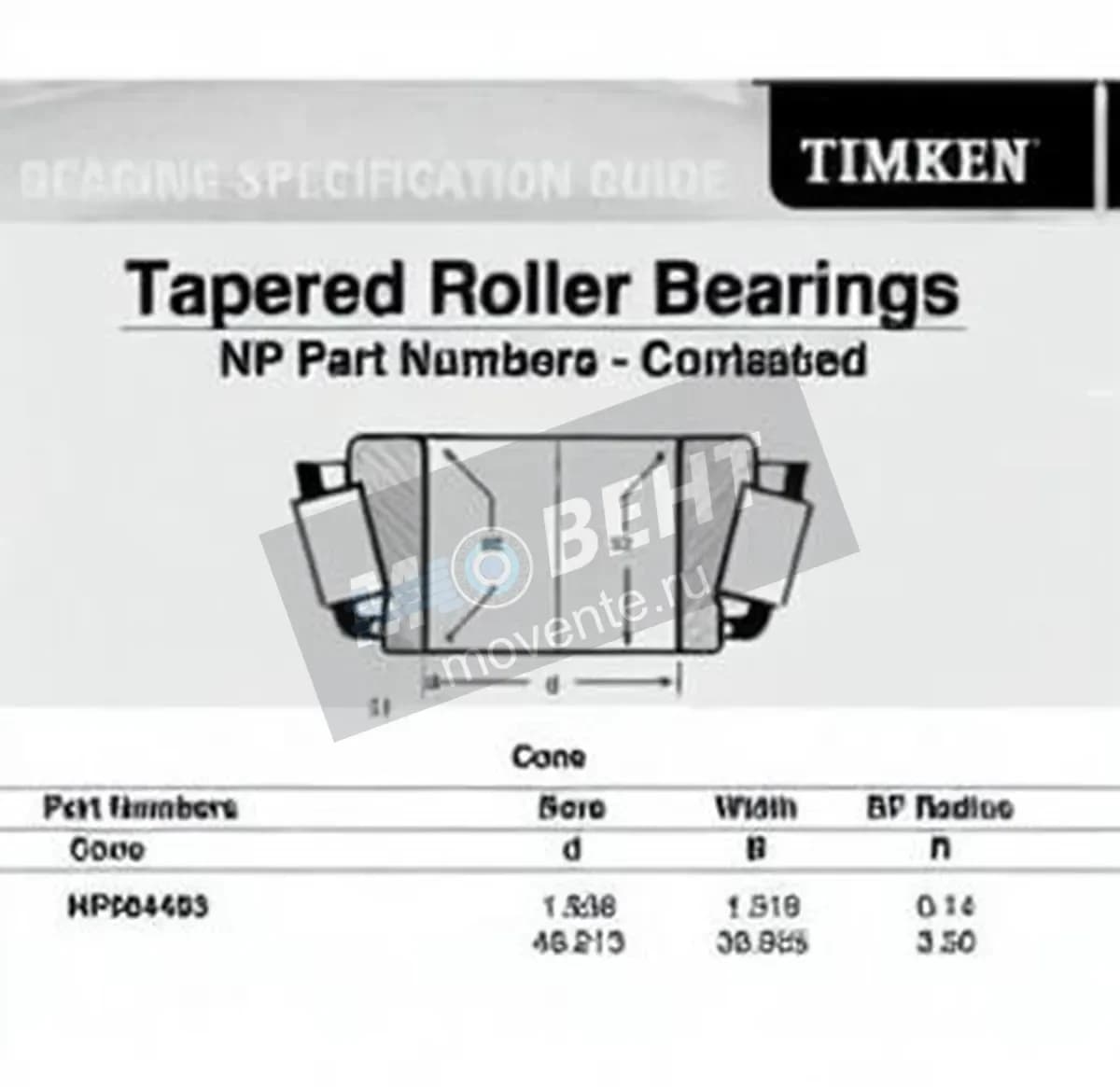 TIMKEN NP504493-TIMKEN - Image 1