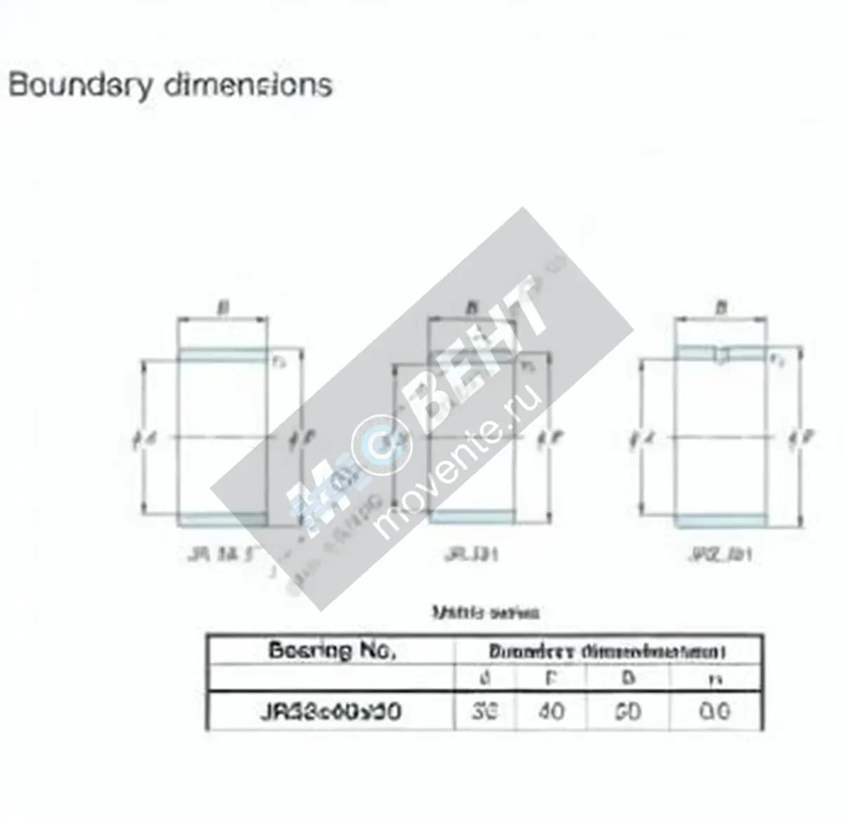 JTEKT JR32X40X20-JTEKT - Image 1