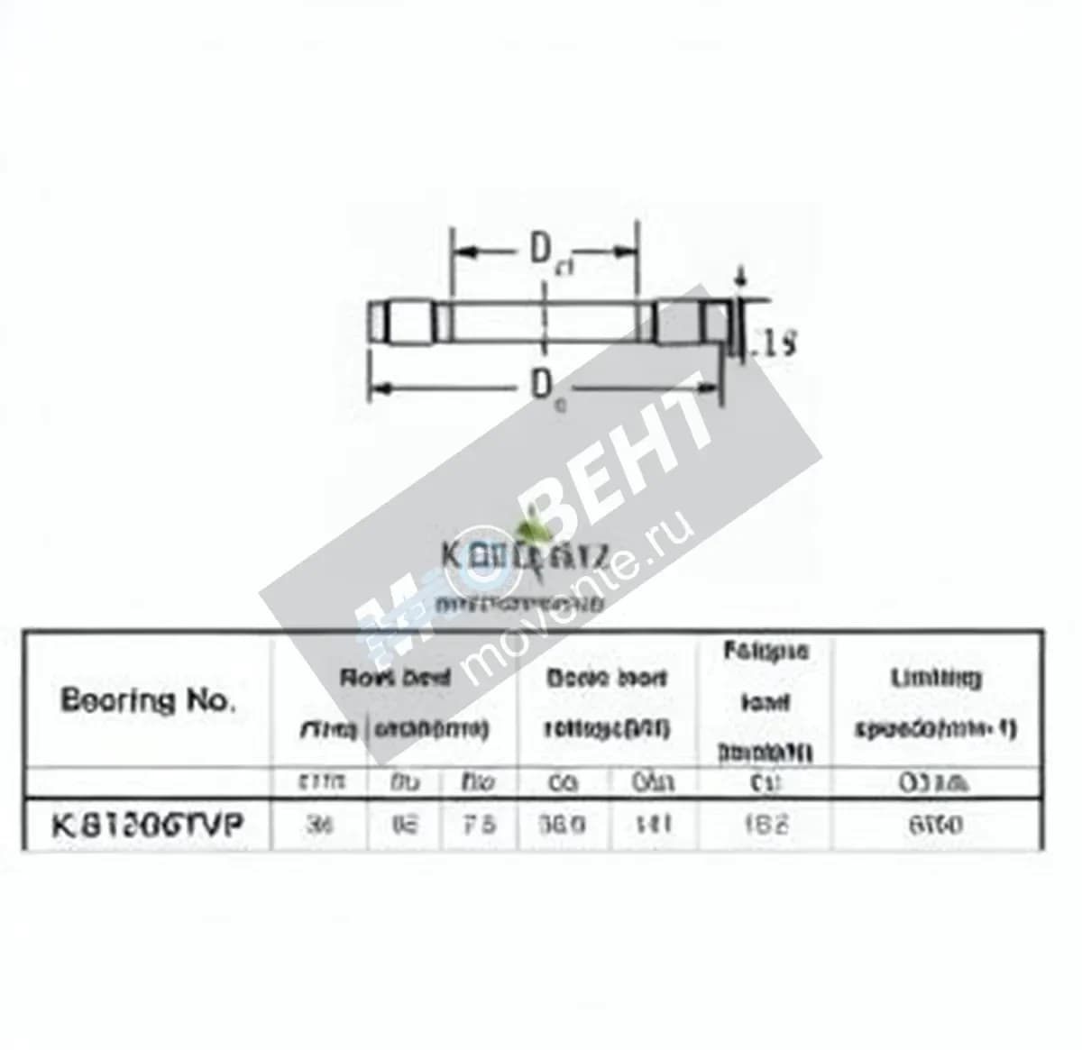JTEKT K.81206TVP-JTEKT - Image 1