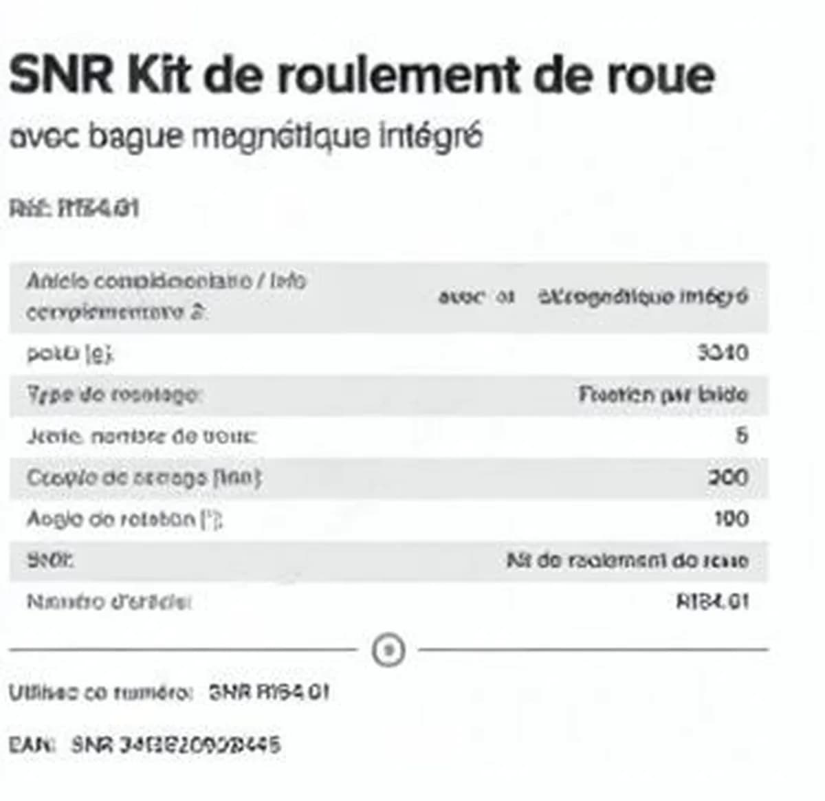SNR R154-61-SNR - Image 1