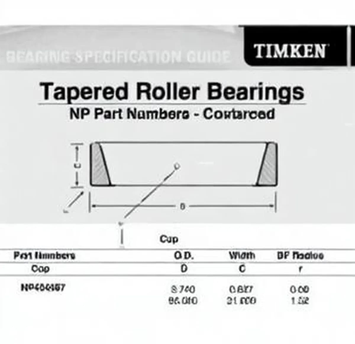 TIMKEN NP434567-TIMKEN - Image 1