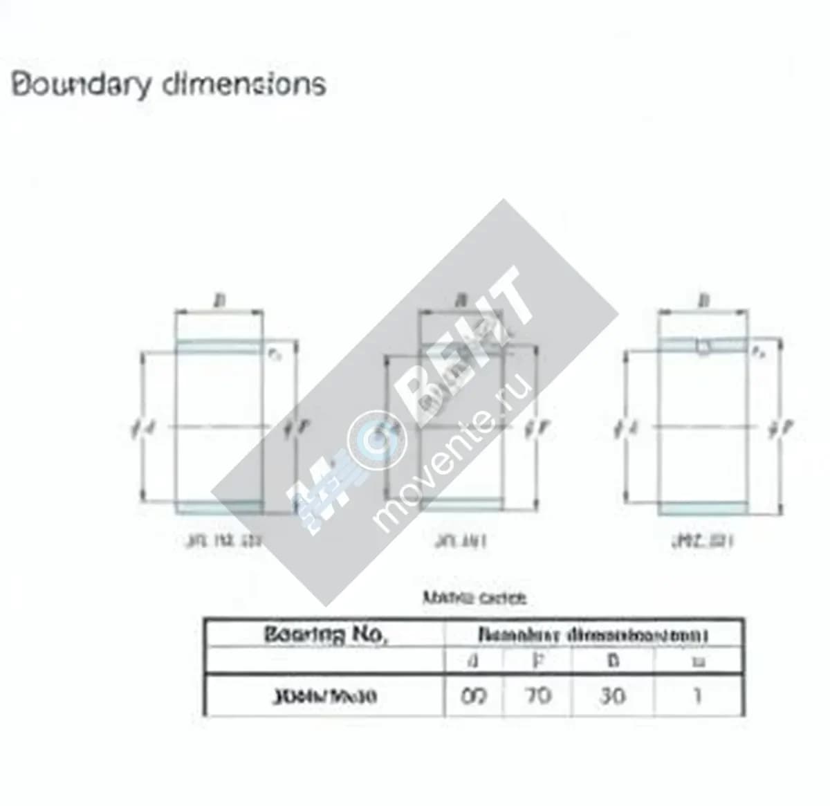 JTEKT JR60X70X30-JTEKT - Image 1