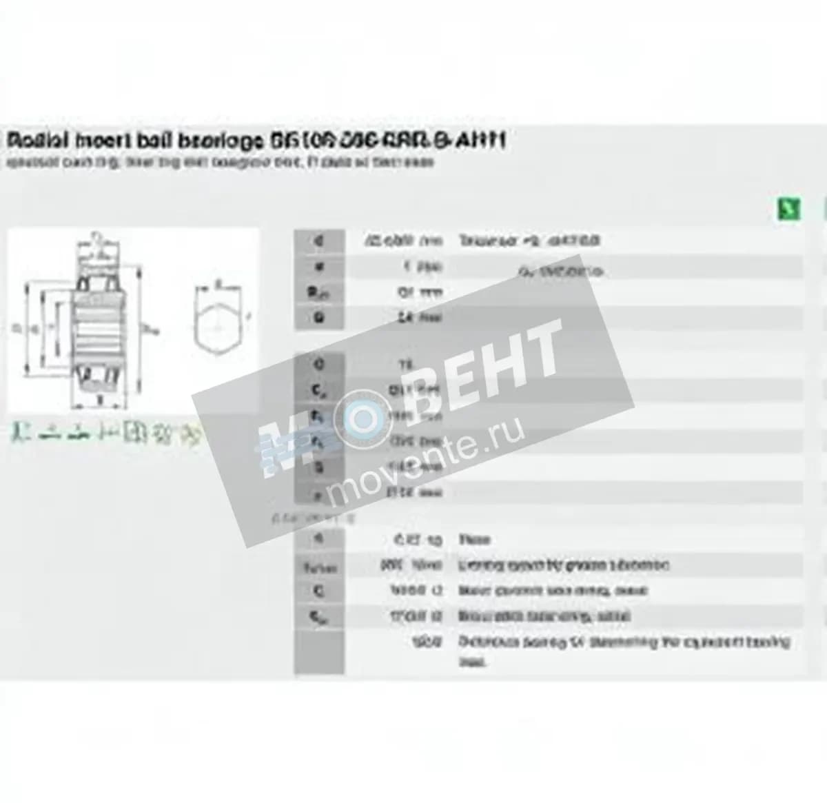 INA SK100-206-KRR-B-AH11-INA - Image 1