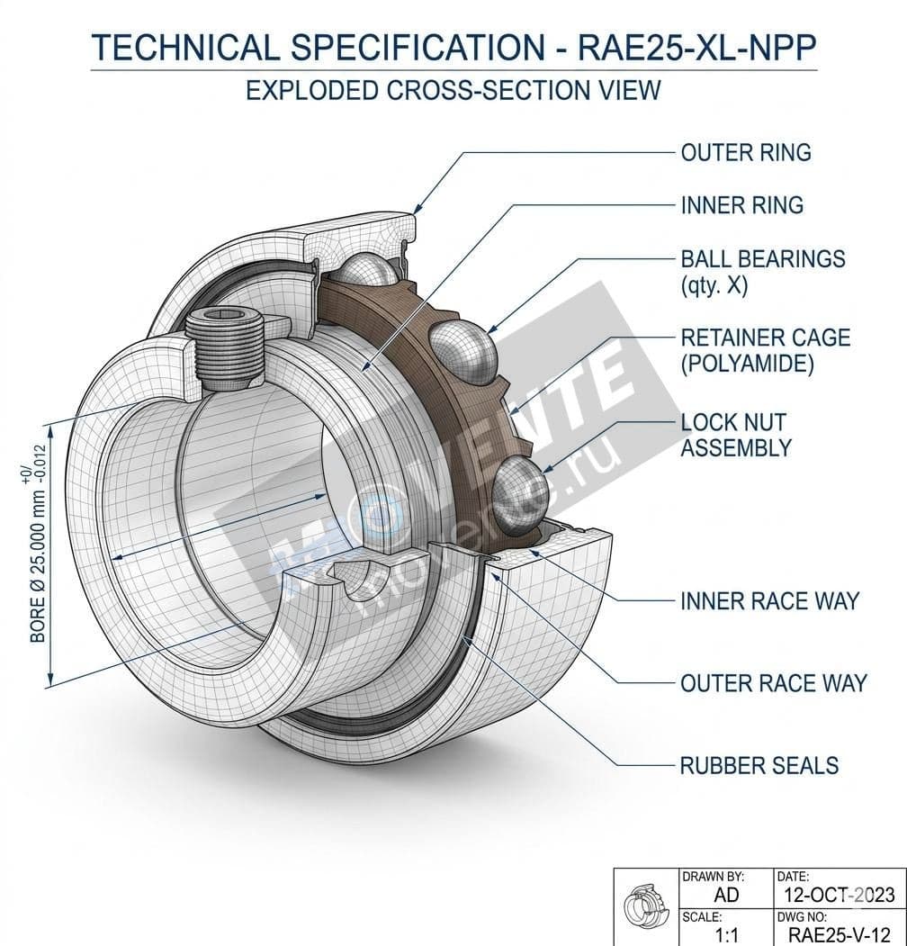 HXE93567: Шарикоподшипник - Image 1