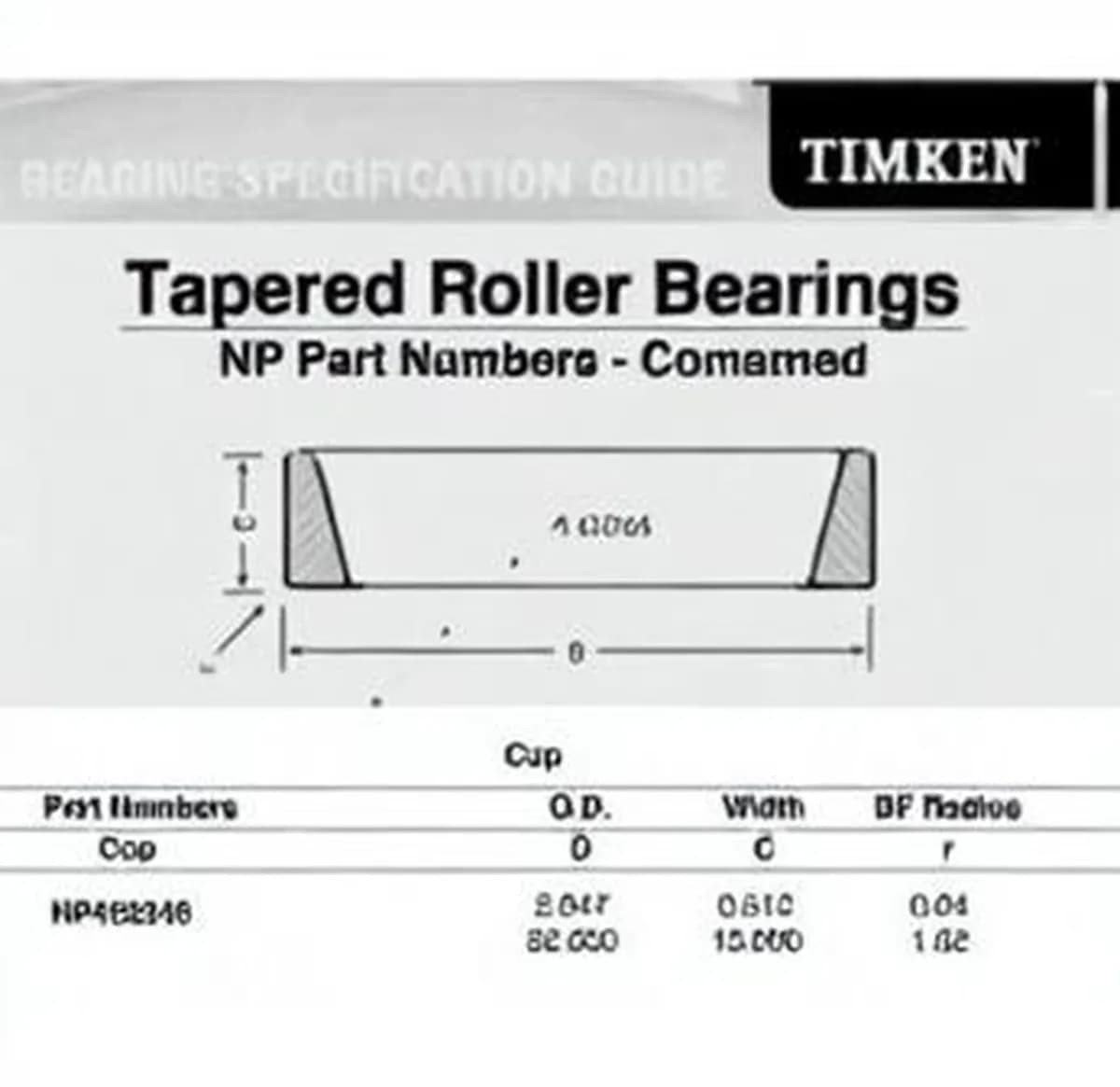 TIMKEN NP452246-TIMKEN - Image 1