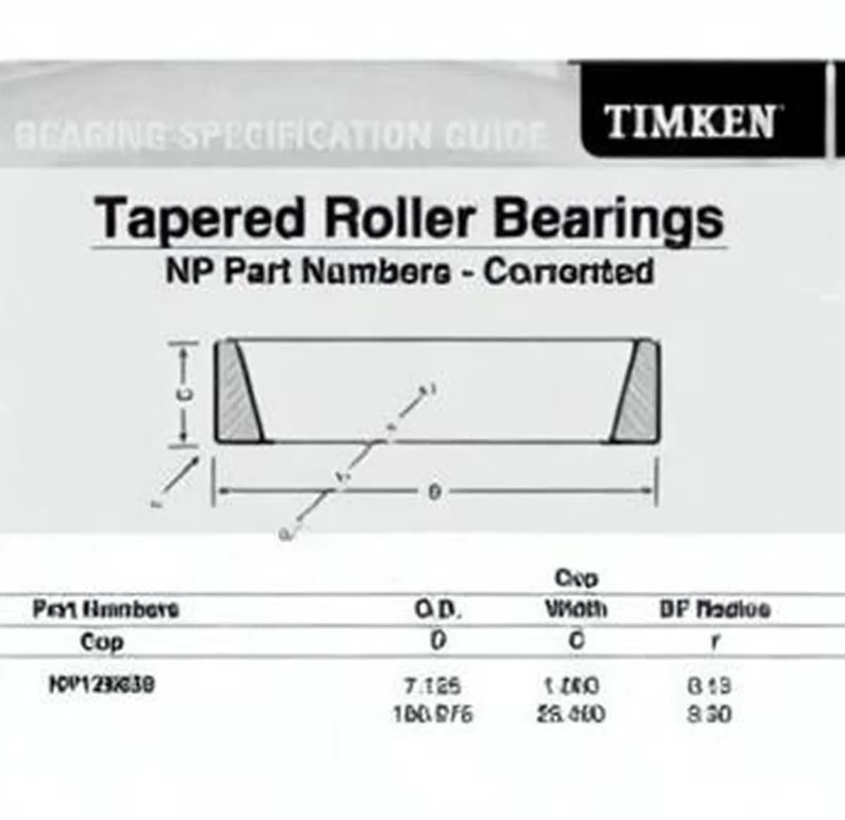 TIMKEN NP129939-TIMKEN - Image 1