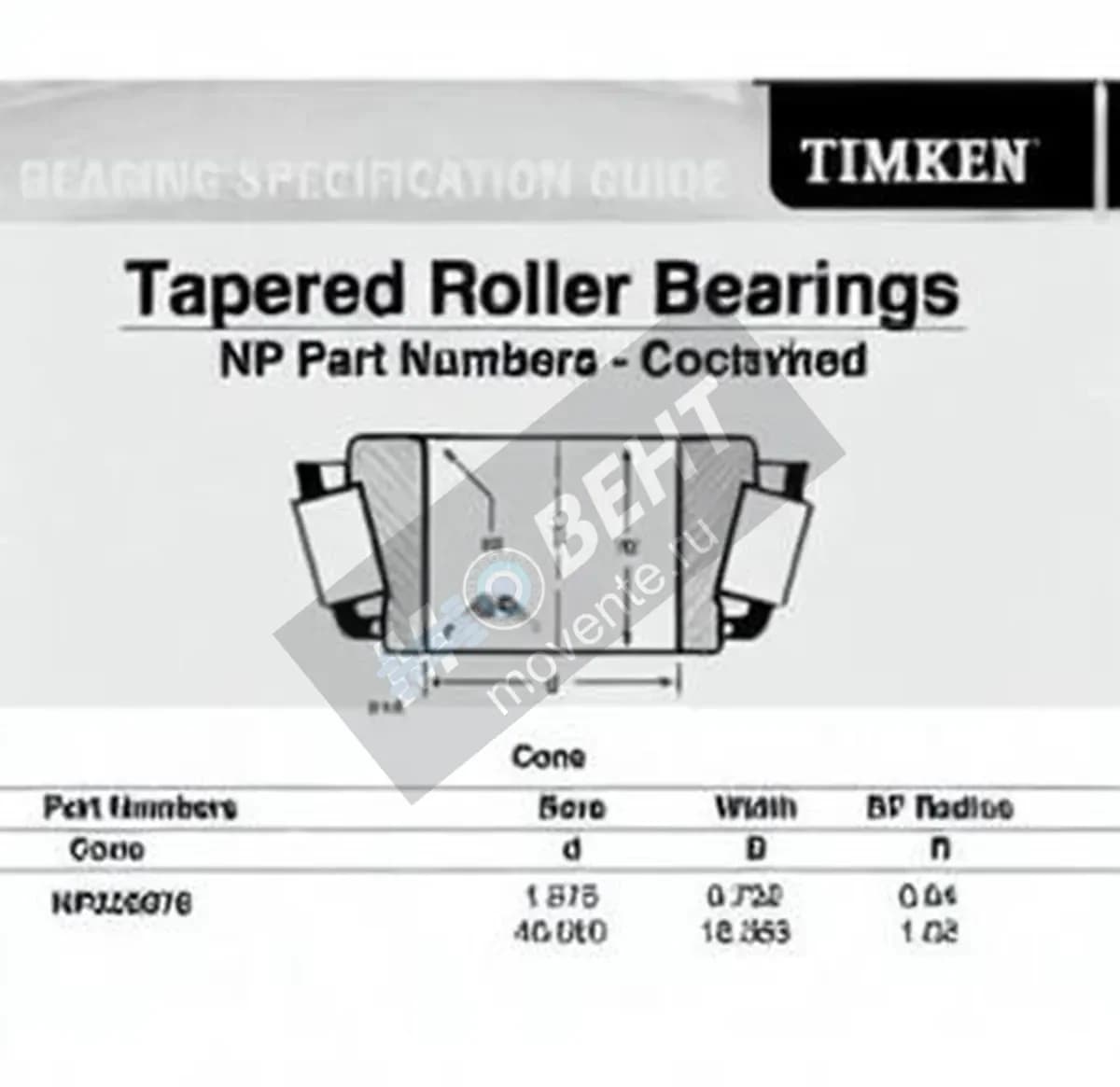 TIMKEN NP320876-TIMKEN - Image 1