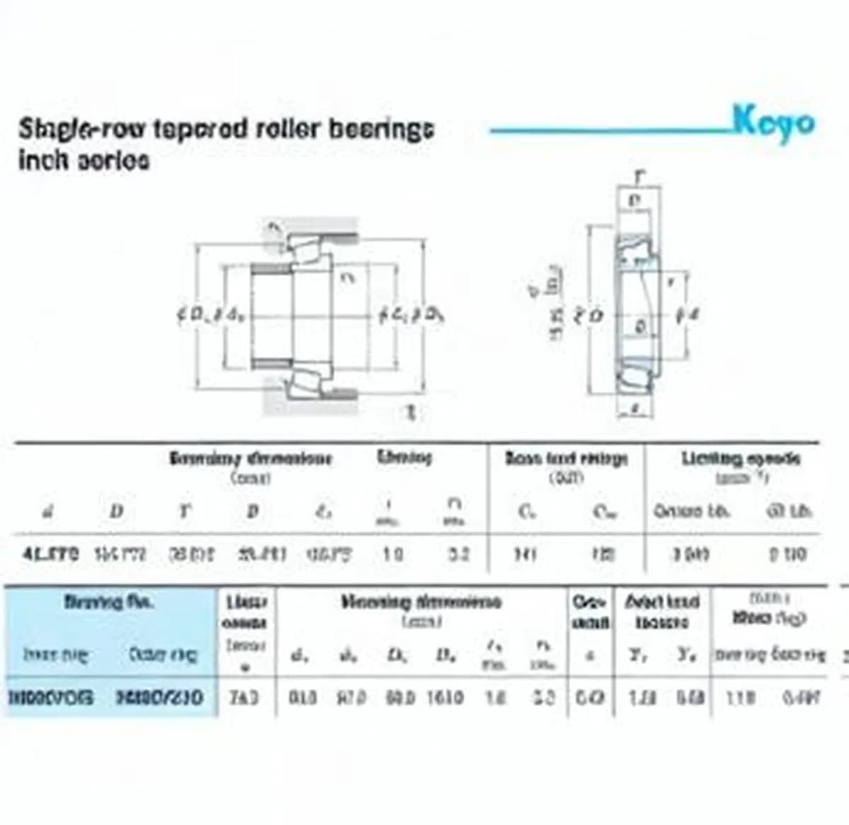 JTEKT HM807035-HM807010-JTEKT - Image 1
