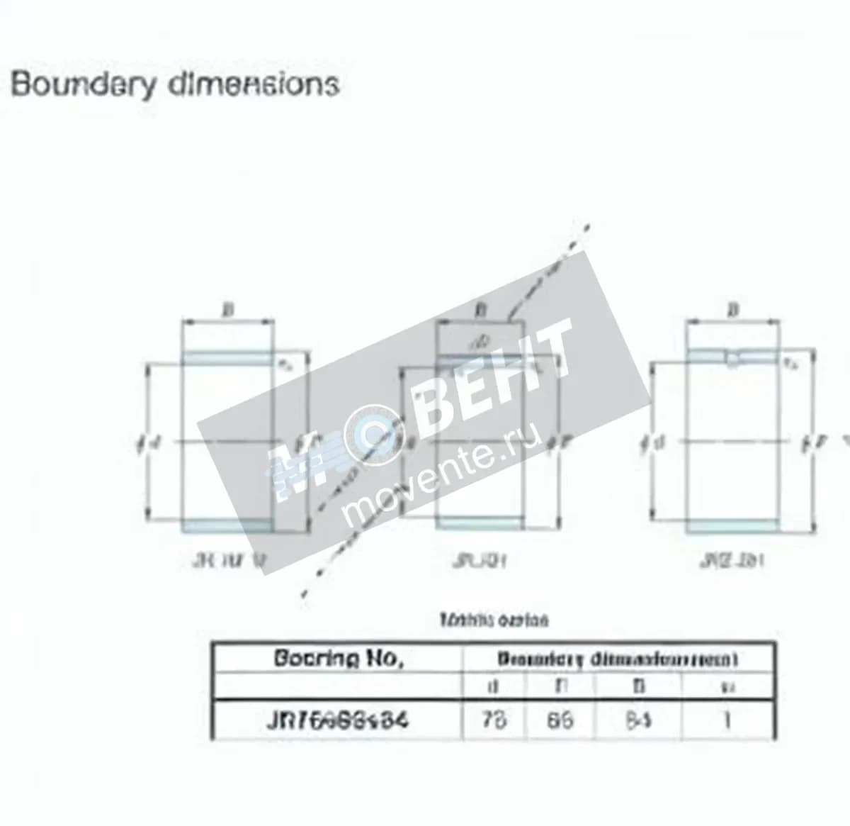 JTEKT JR75X85X54-JTEKT - Image 1
