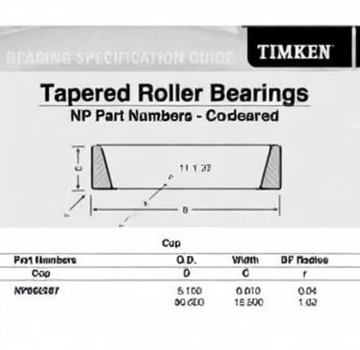 TIMKEN NP962387-TIMKEN - Image 1