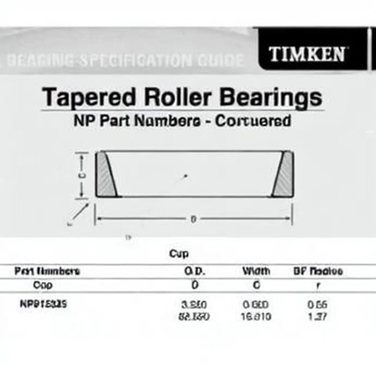 TIMKEN NP913325-TIMKEN - Image 1