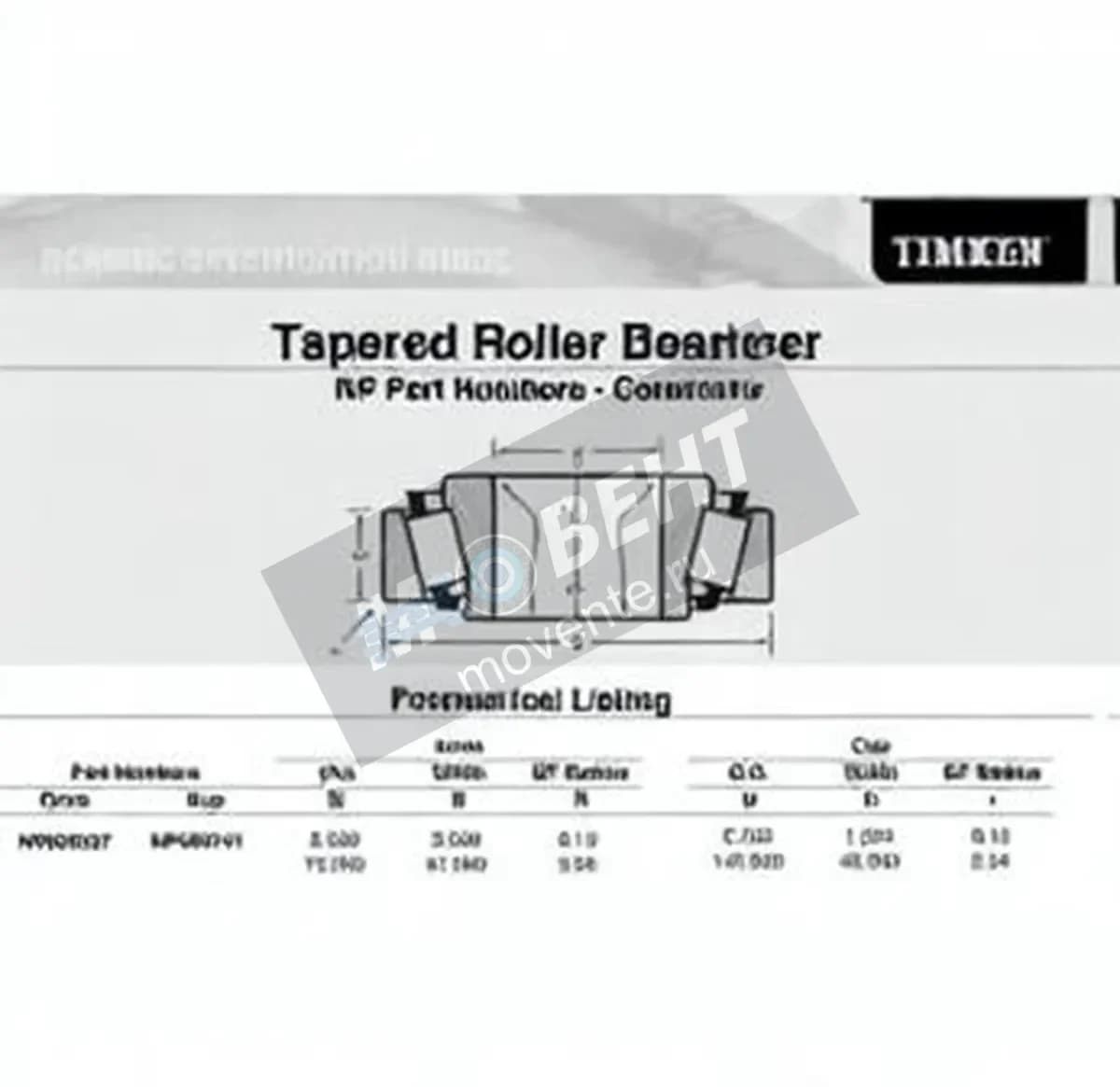 TIMKEN NP006327-NP409741-TIMKEN - Image 1