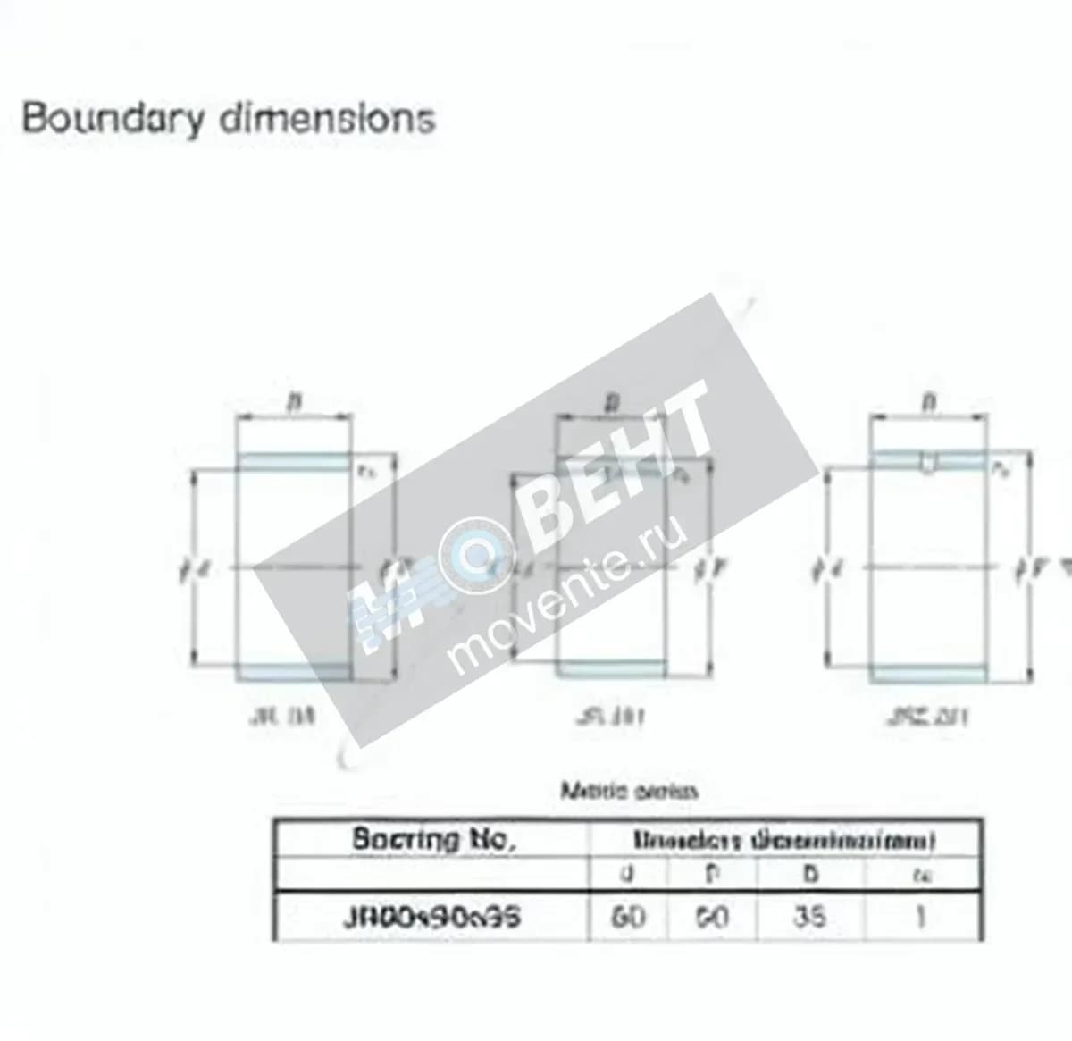 JTEKT JR80X90X35-JTEKT - Image 1