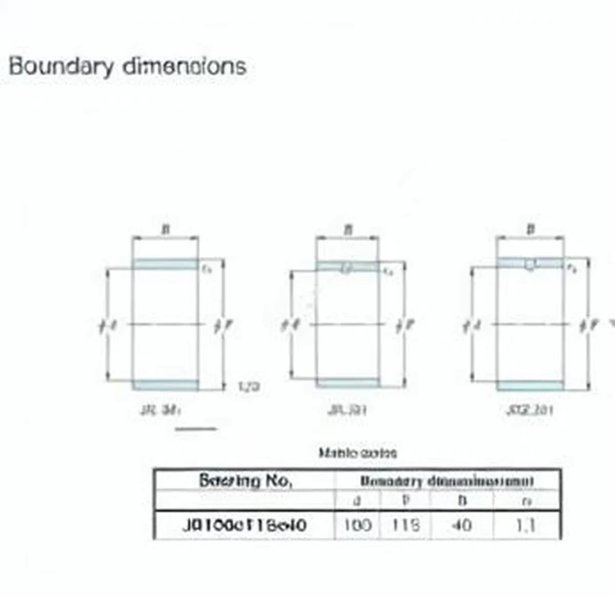 JTEKT JR100X115X40-JTEKT - Image 1