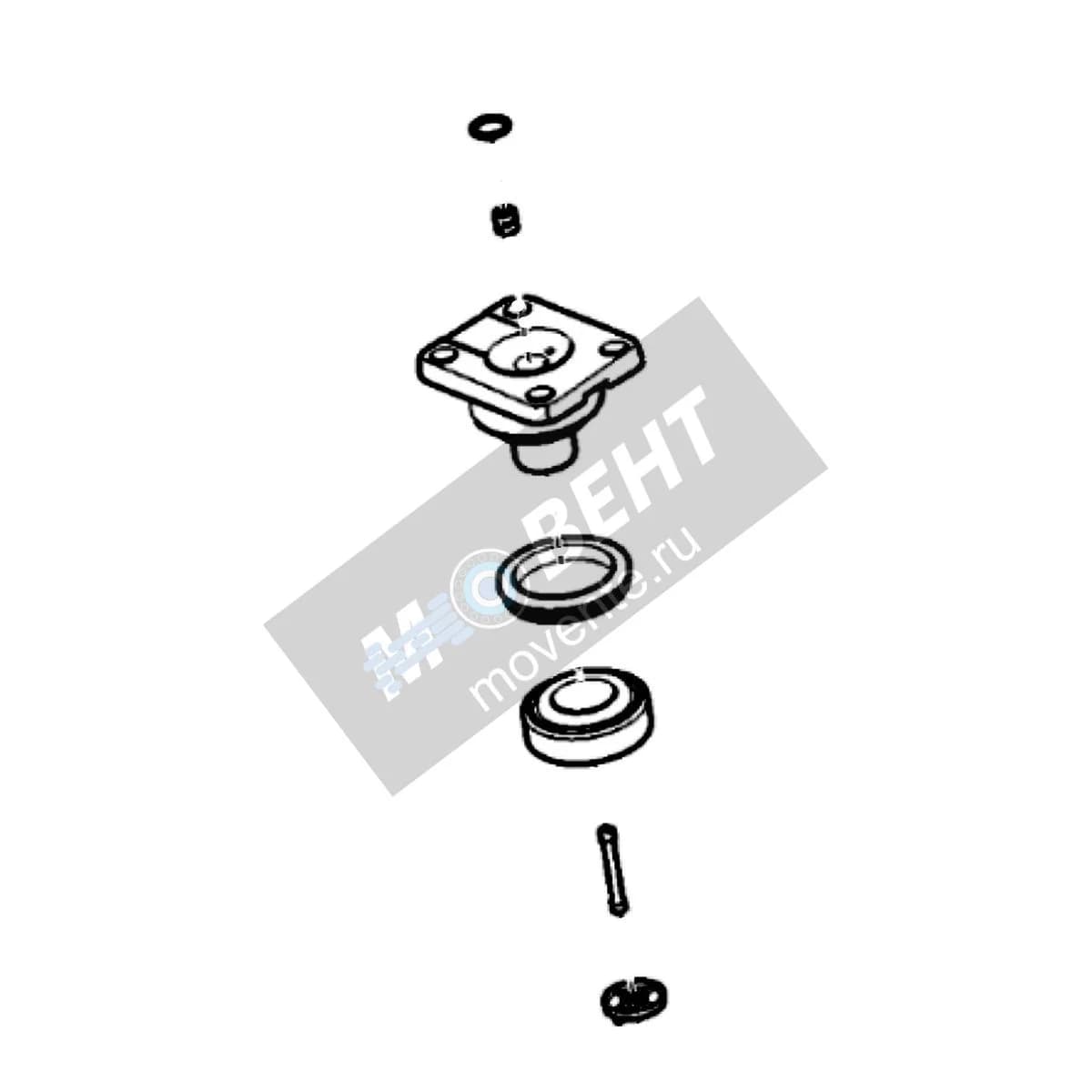 BPF10560: Комплект шкворней AutoTrac™ для трактора