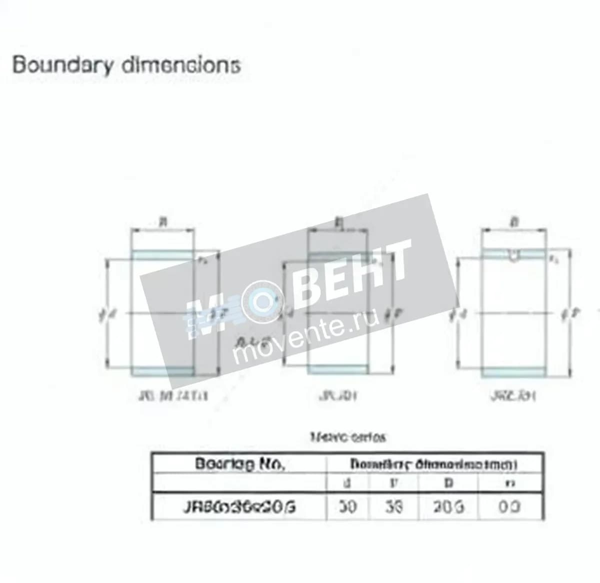 JTEKT JR30X35X20.50-JTEKT - Image 1