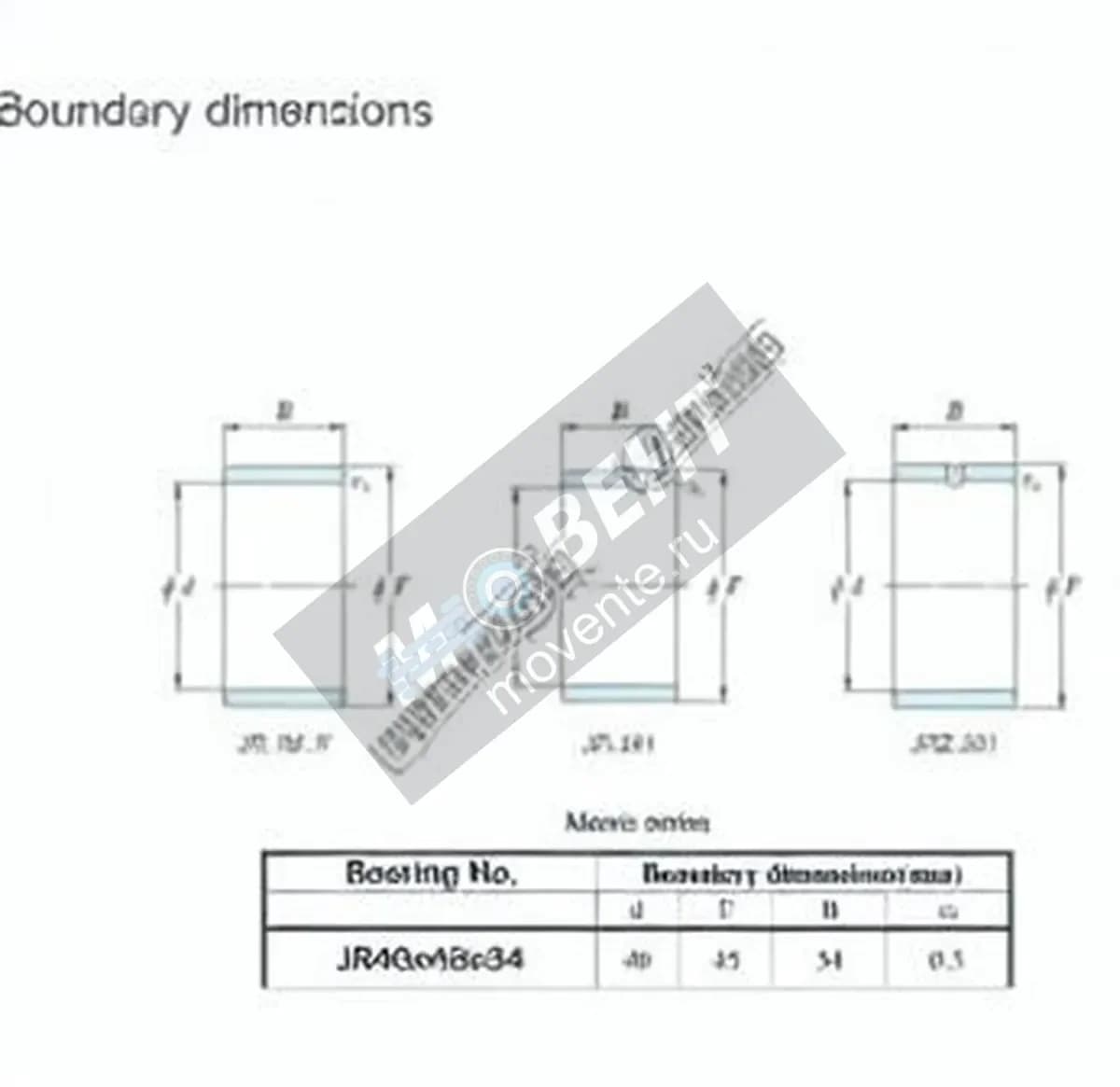 JTEKT JR40X45X34-JTEKT - Image 1