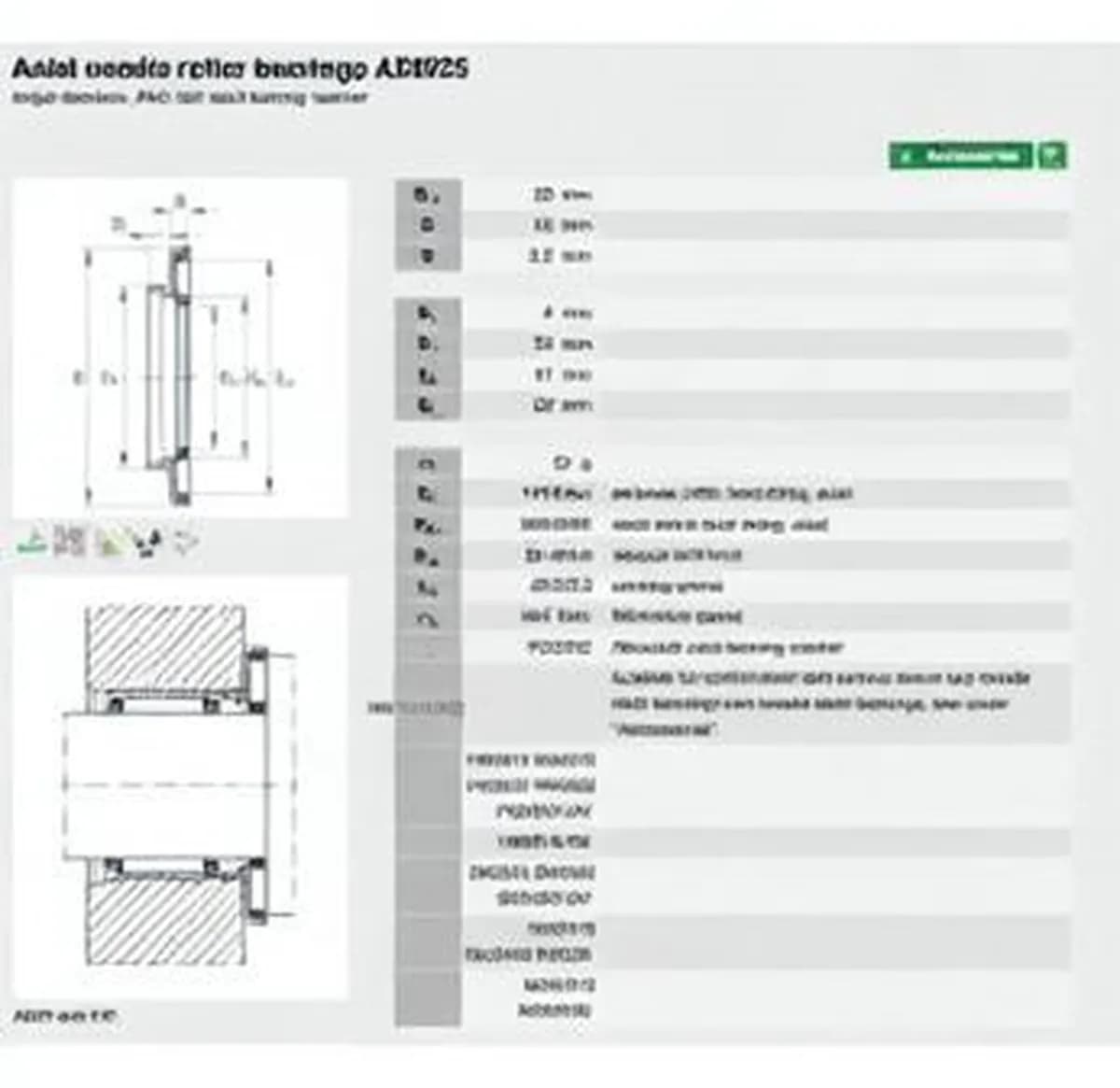 INA AXW25-INA - Image 1