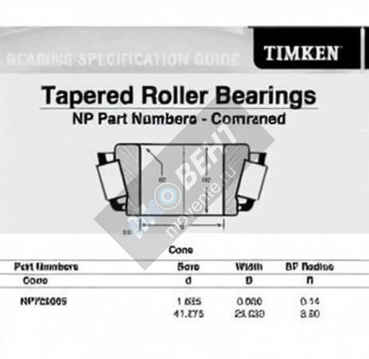 TIMKEN NP722065-TIMKEN - Image 1