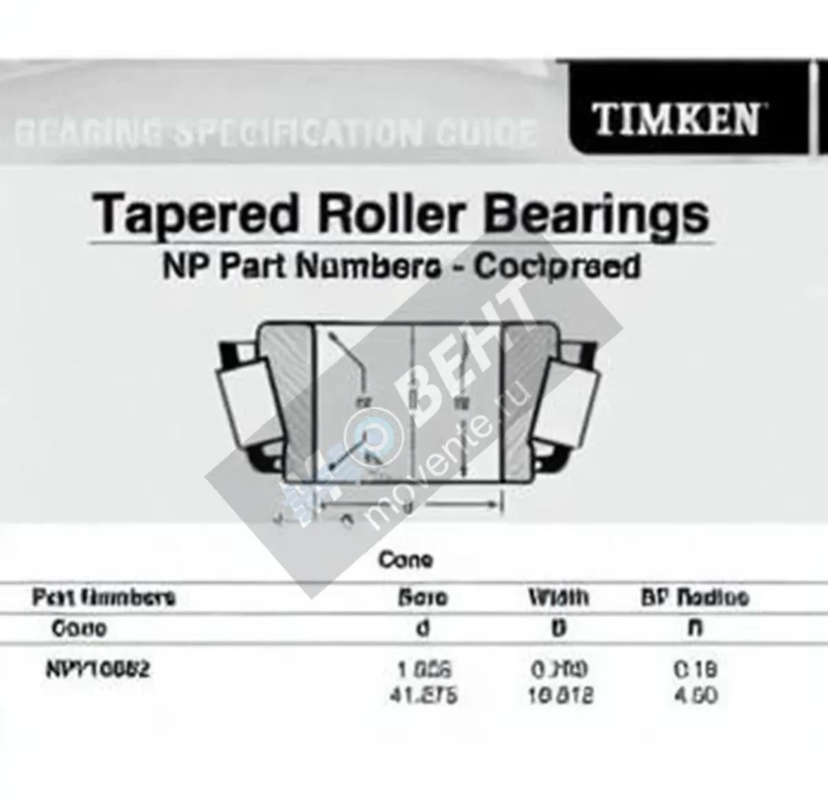 TIMKEN NP716862-TIMKEN - Image 1