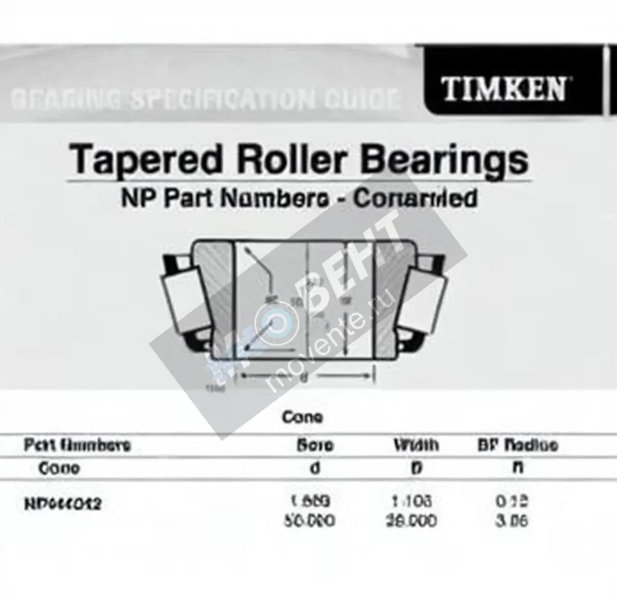 TIMKEN NP444242-TIMKEN - Image 1