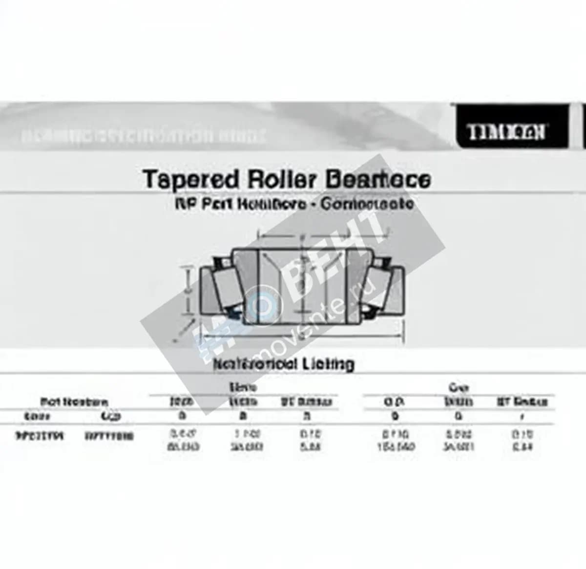 TIMKEN NP212764-NP717996-TIMKEN - Image 1