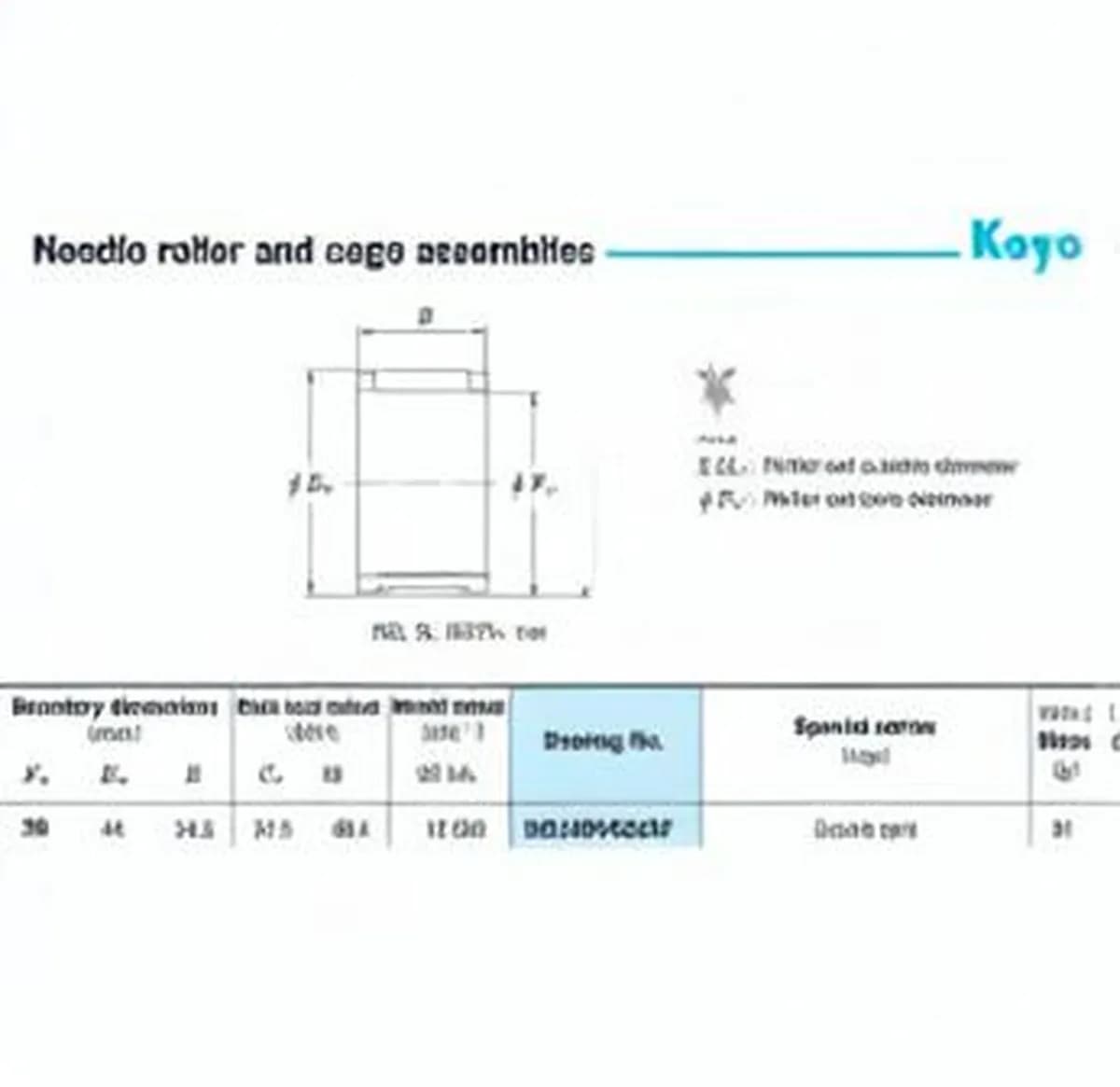 JTEKT RSU384425AF-JTEKT - Image 1