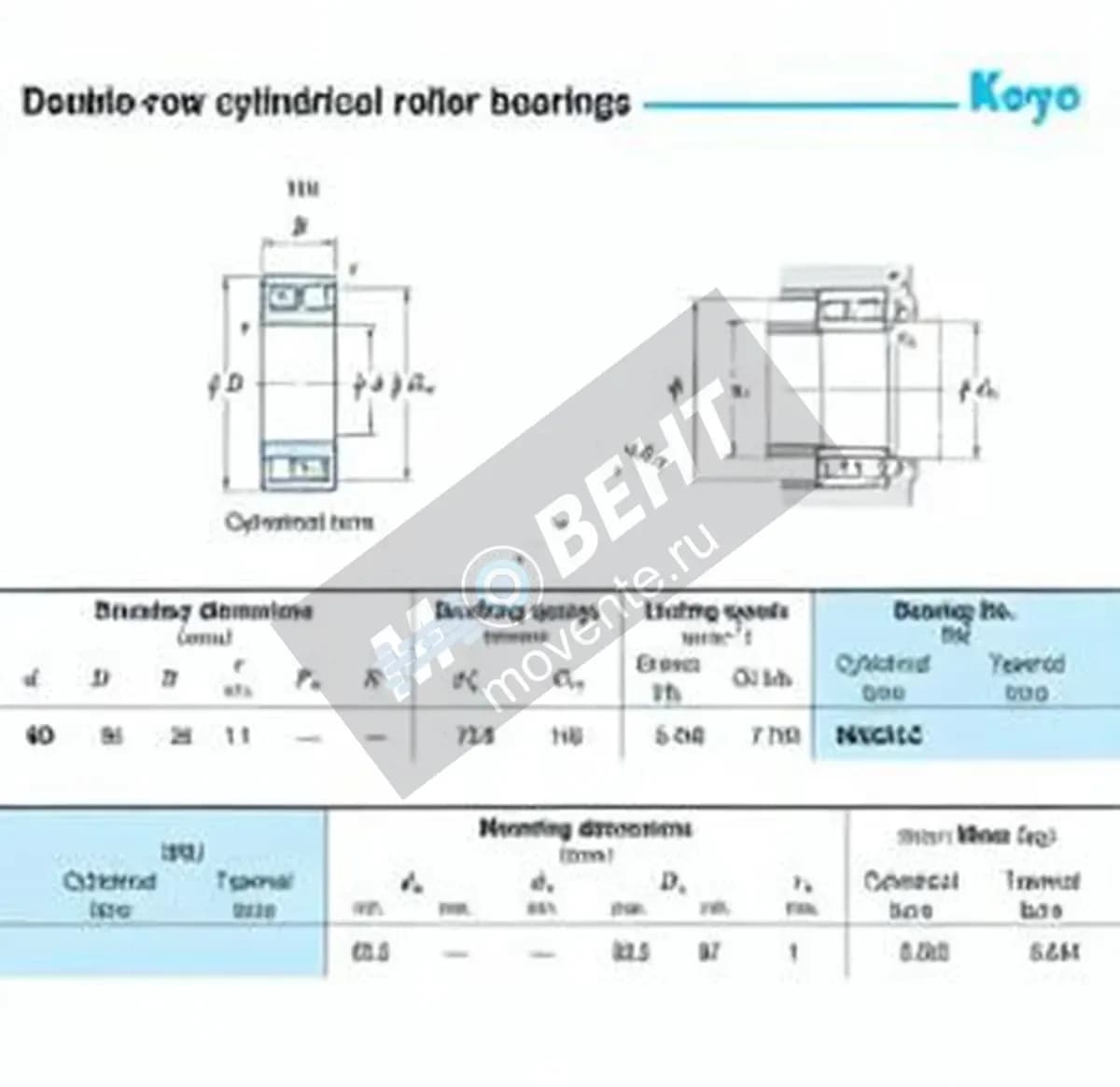 JTEKT NN3012-JTEKT - Image 1