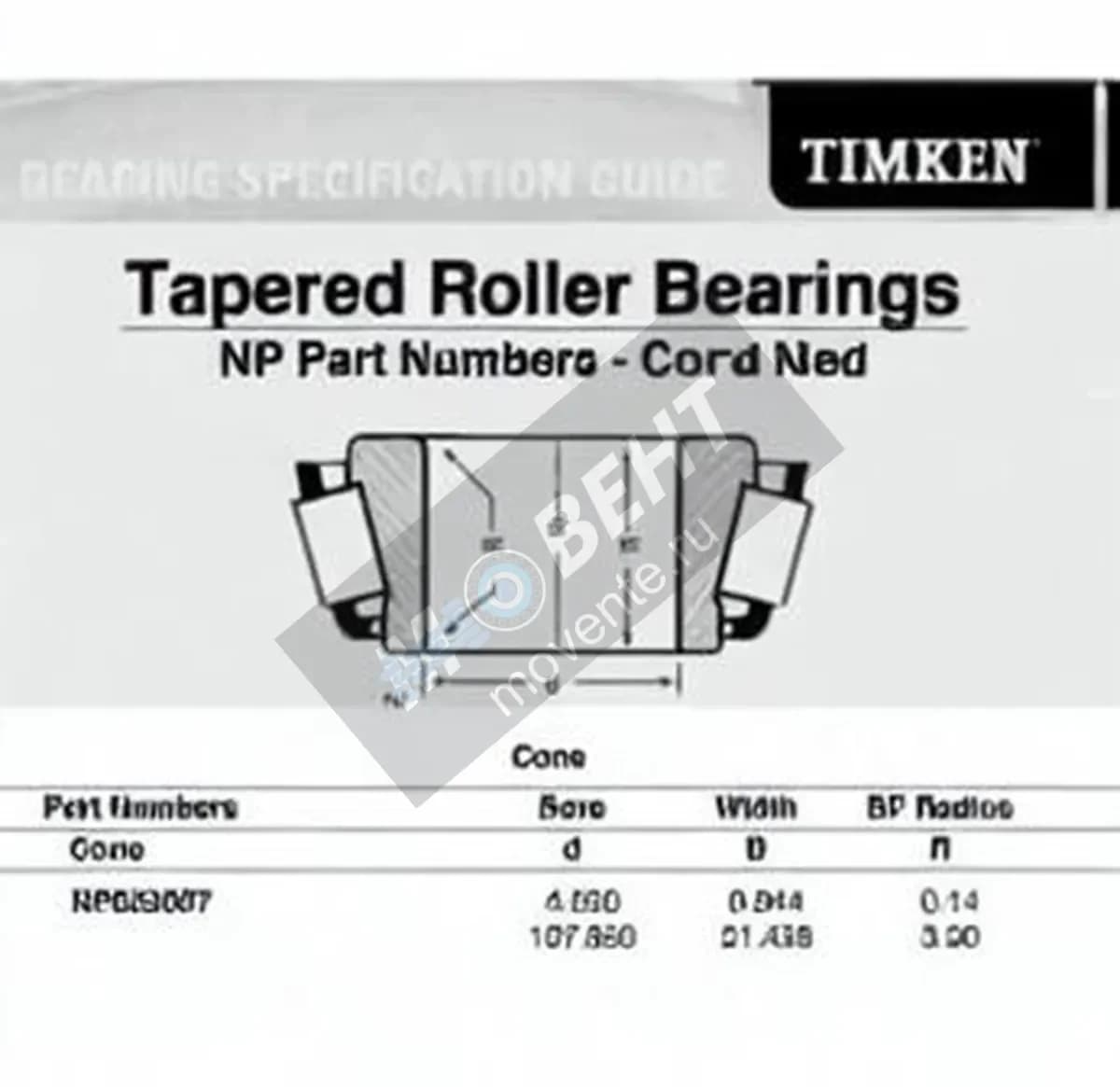 TIMKEN NP823007-TIMKEN - Image 1