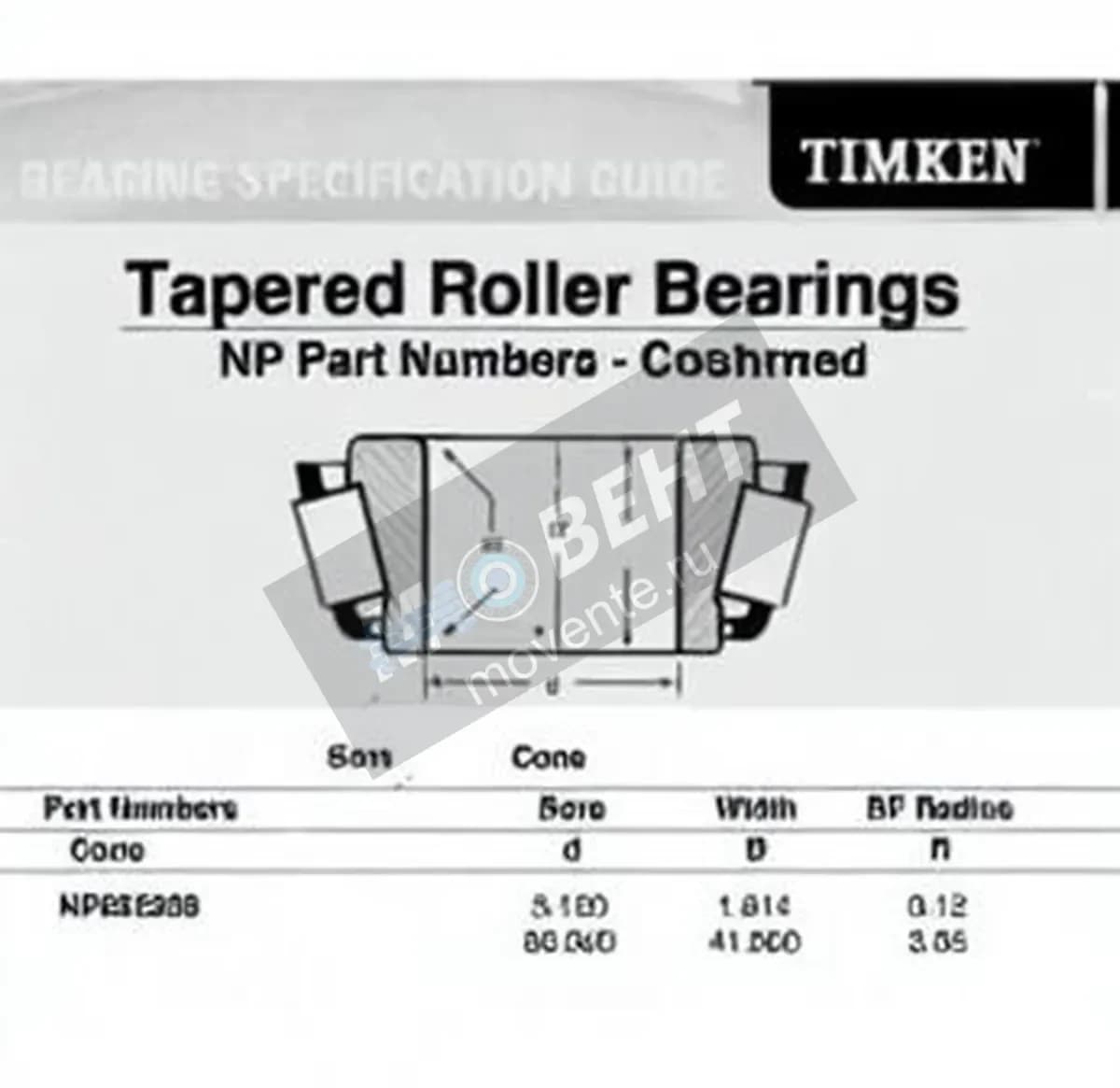 TIMKEN NP635208-TIMKEN - Image 1