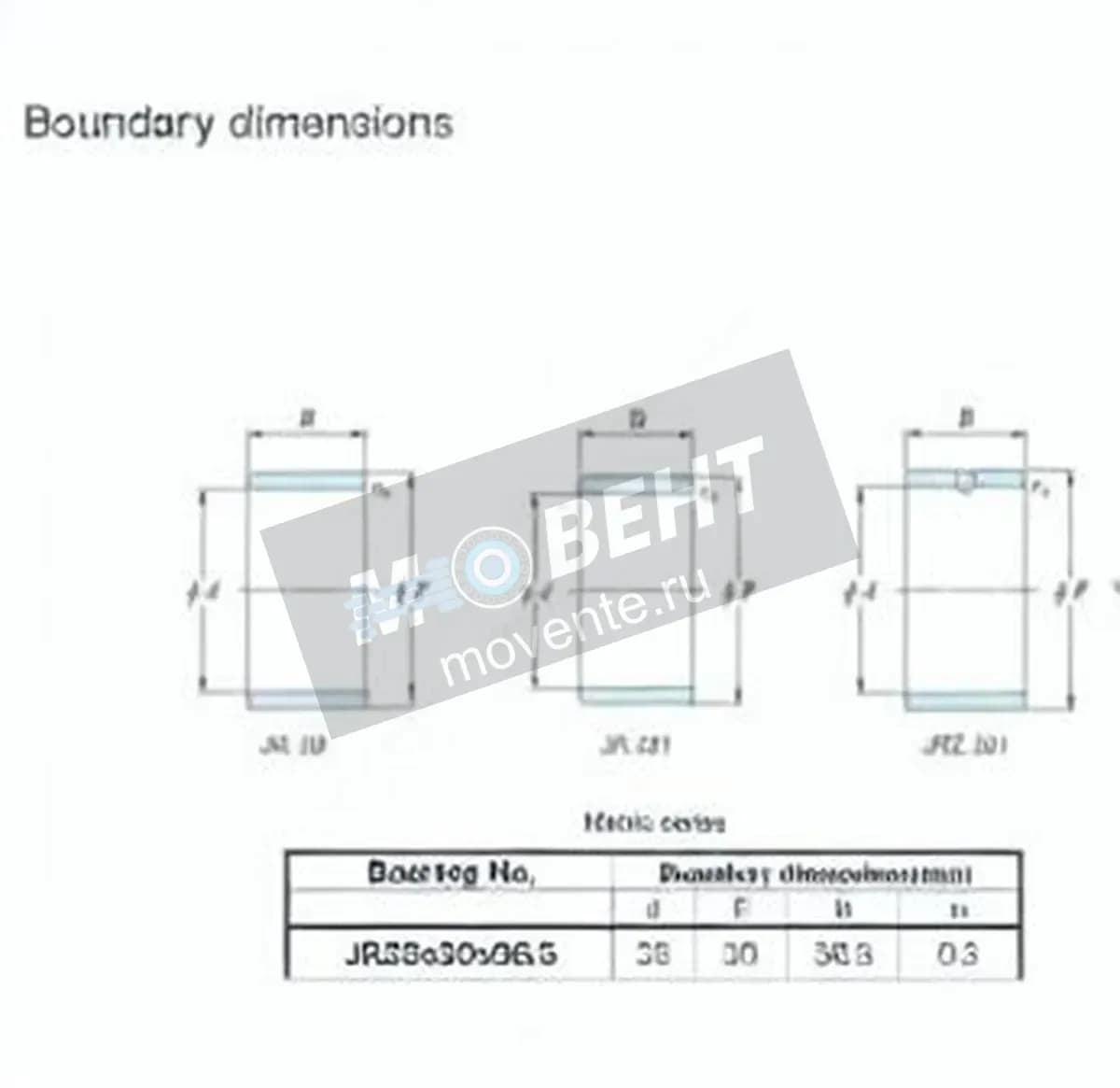 JTEKT JR25X30X38.50-JTEKT - Image 1