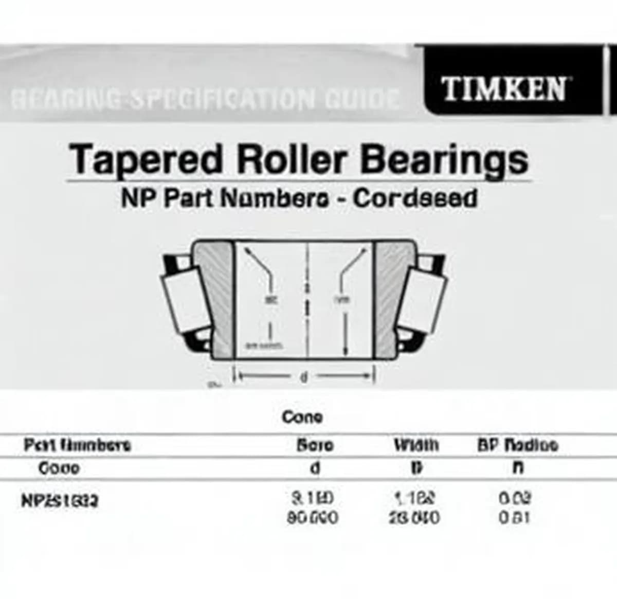 TIMKEN NP251532-TIMKEN - Image 1