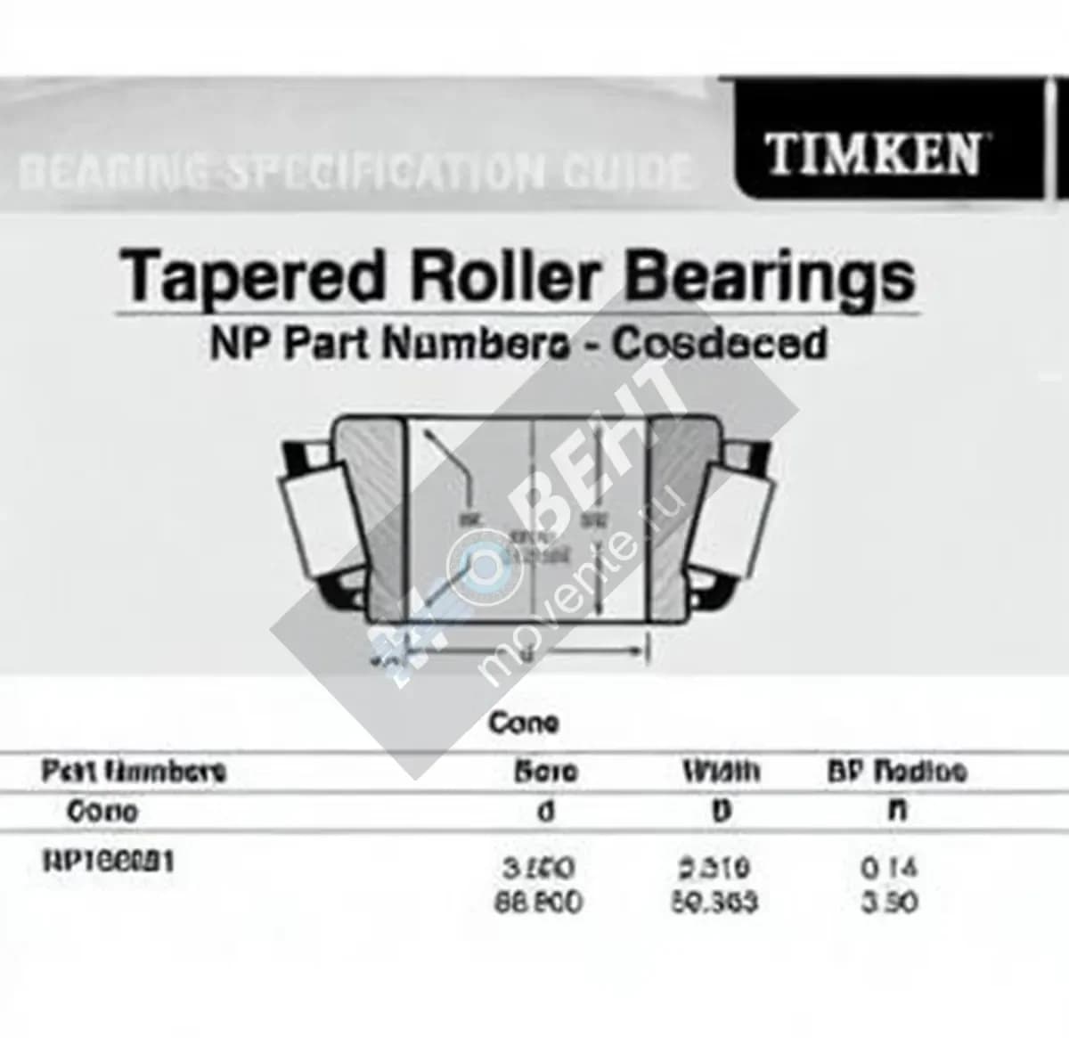 TIMKEN NP130281-TIMKEN - Image 1