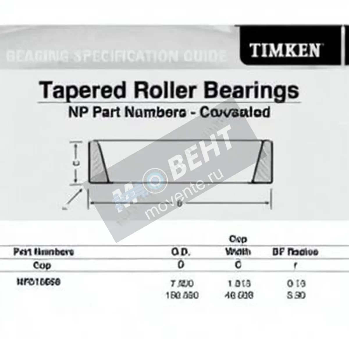 TIMKEN NP315658-TIMKEN - Image 1