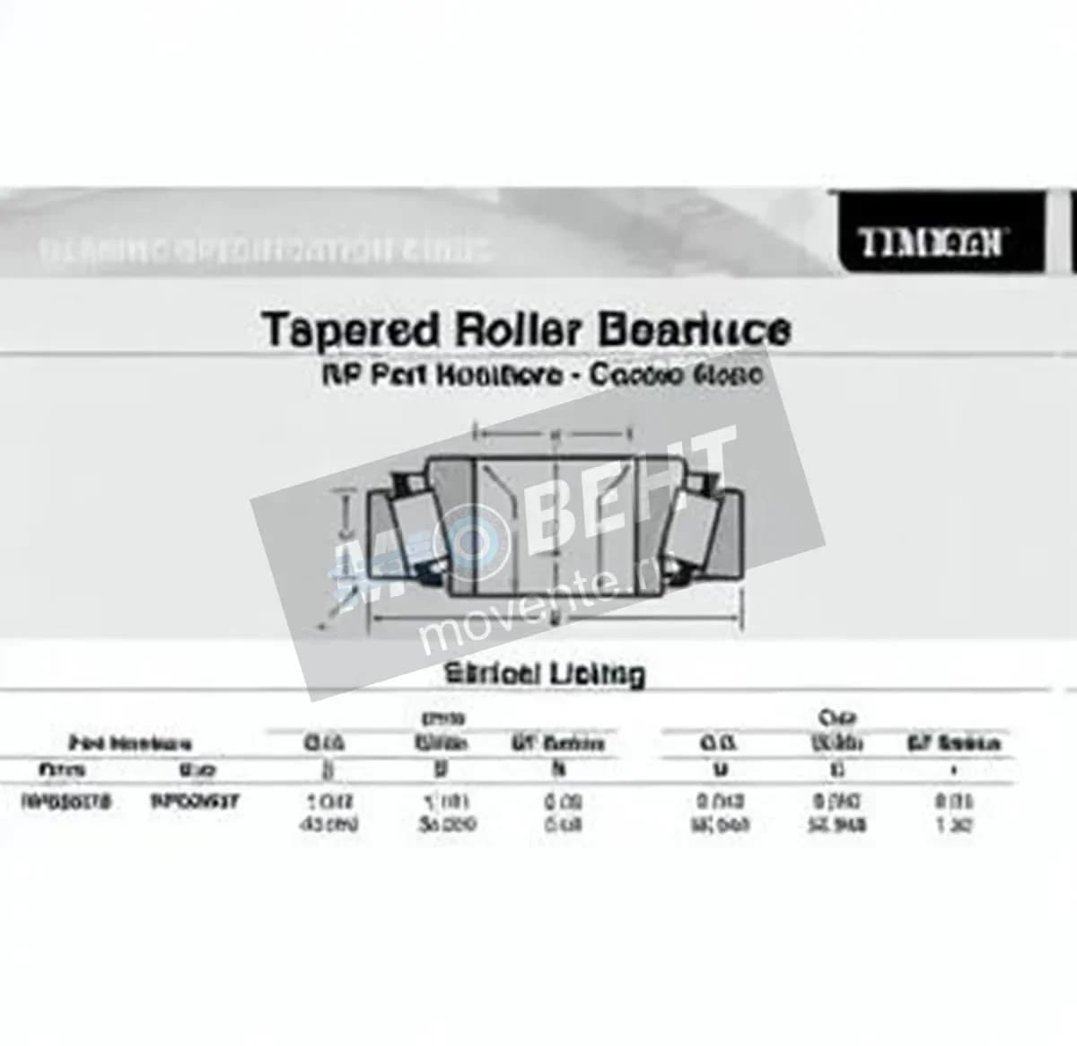 TIMKEN NP929079-NP030857-TIMKEN - Image 1